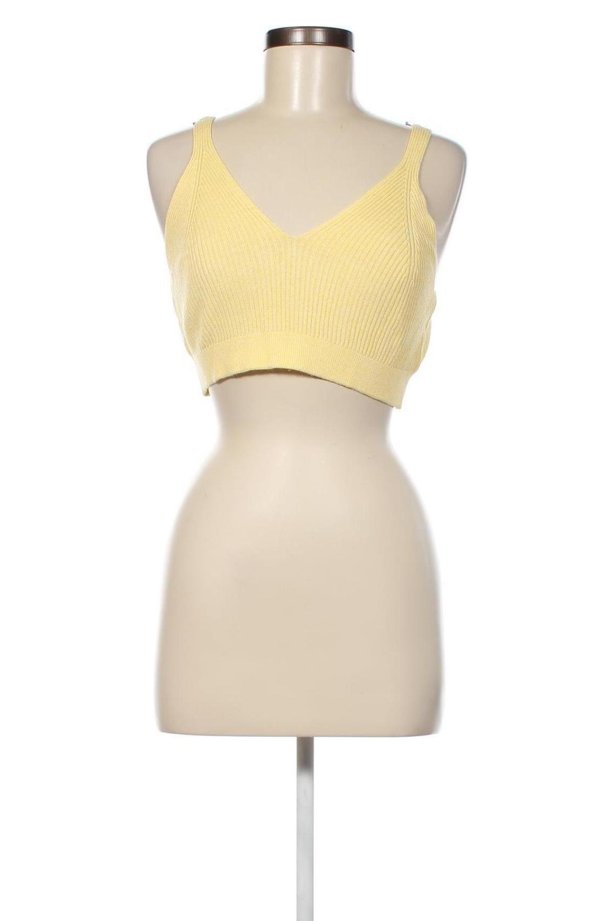 Γυναικείο αμάνικο μπλουζάκι NU-IN, Μέγεθος L, Χρώμα Κίτρινο, Τιμή 4,78 €