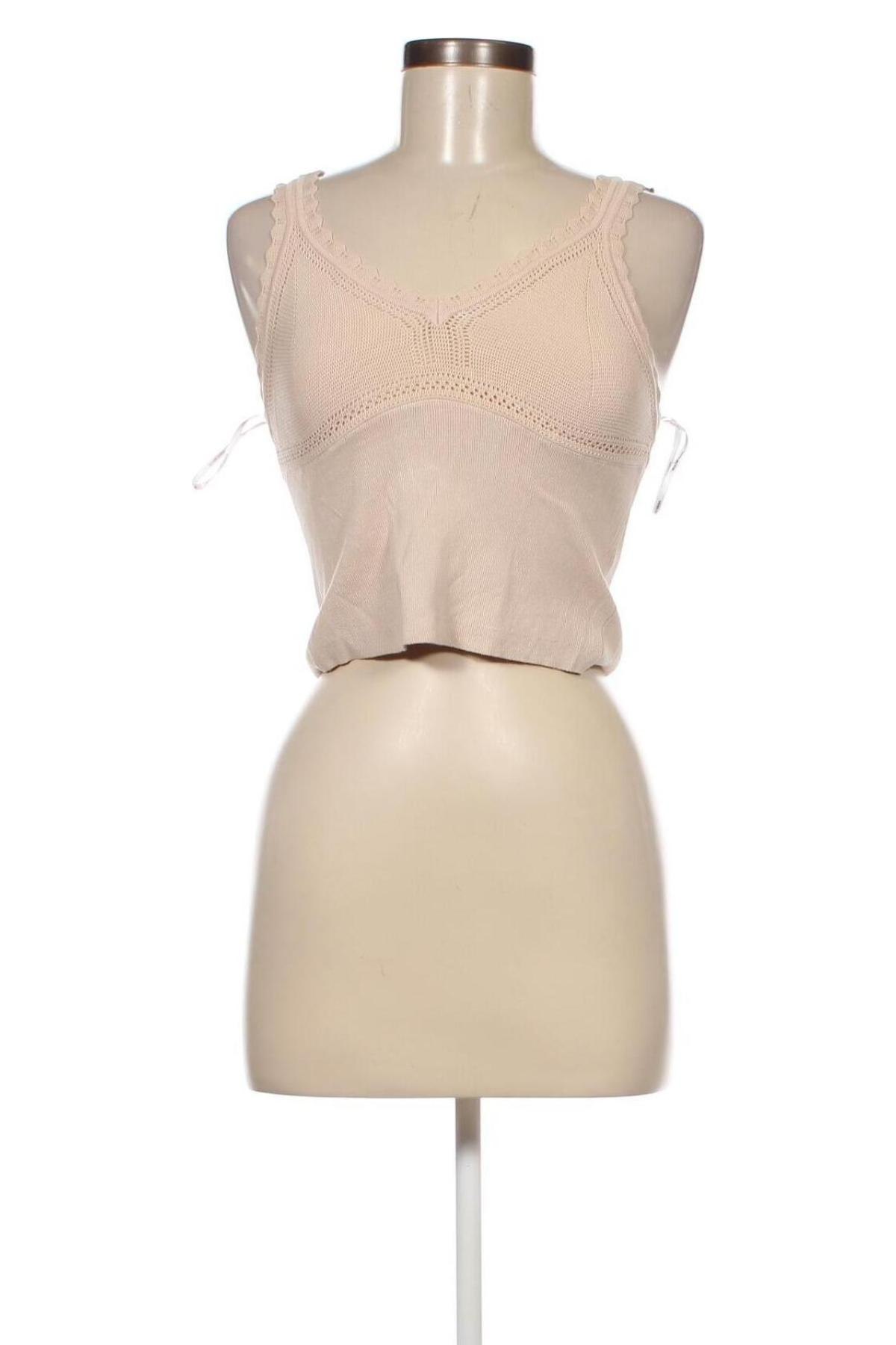 Damentop Vero Moda, Größe XS, Farbe Beige, Preis 4,45 €