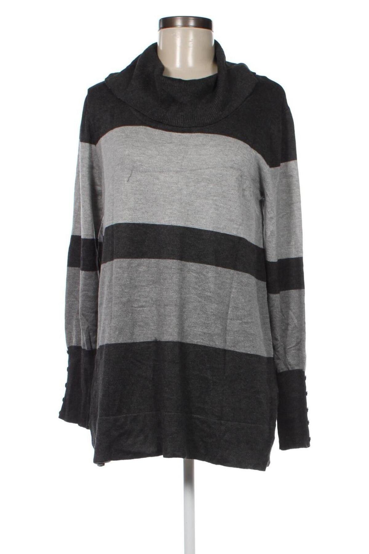 Дамски пуловер, Размер M, Цвят Сив, Цена 11,31 лв.