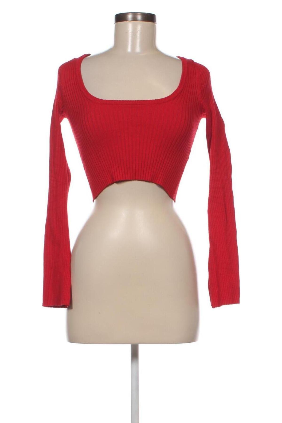 Дамски пуловер, Размер XS, Цвят Червен, Цена 12,42 лв.
