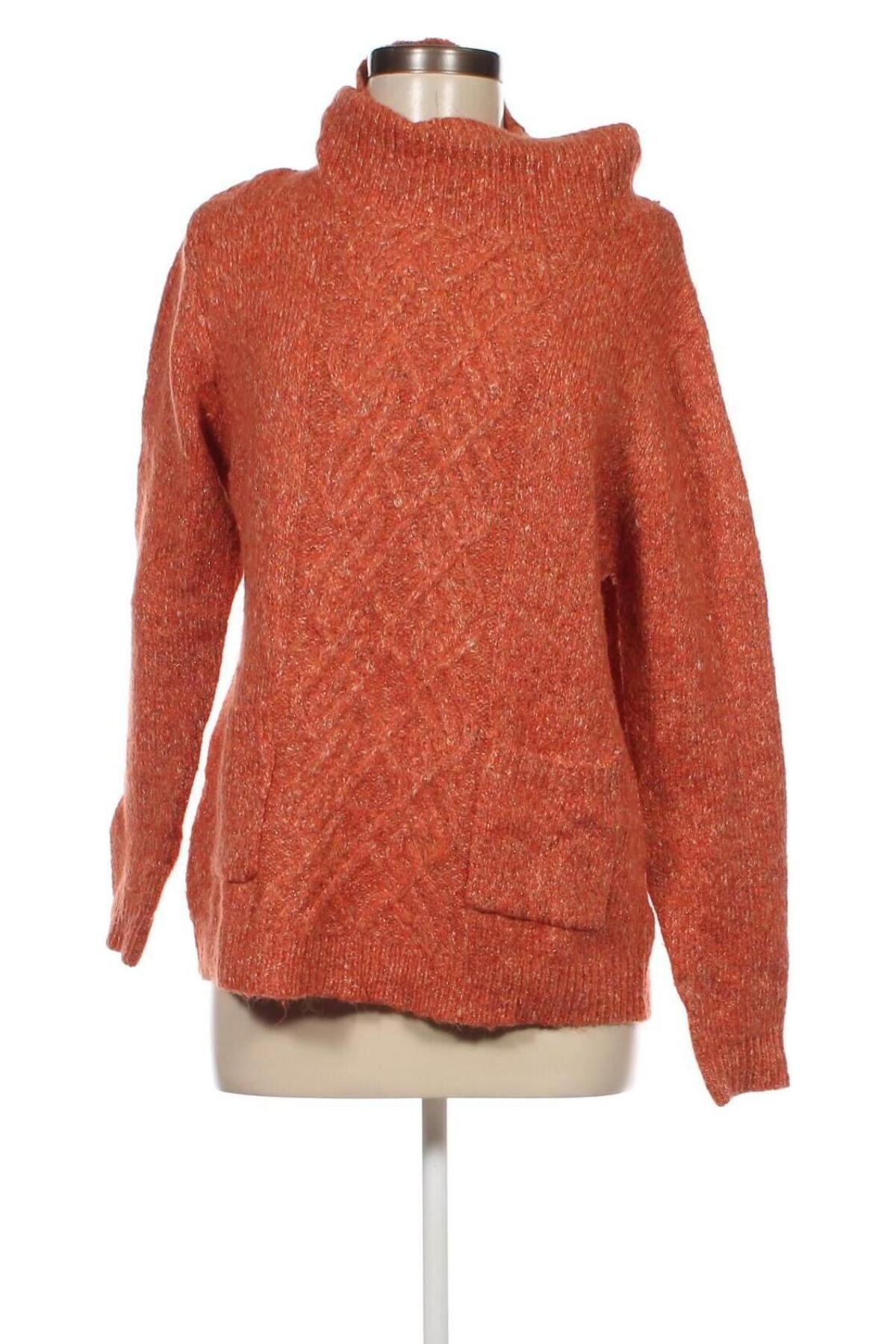 Дамски пуловер, Размер L, Цвят Оранжев, Цена 5,80 лв.