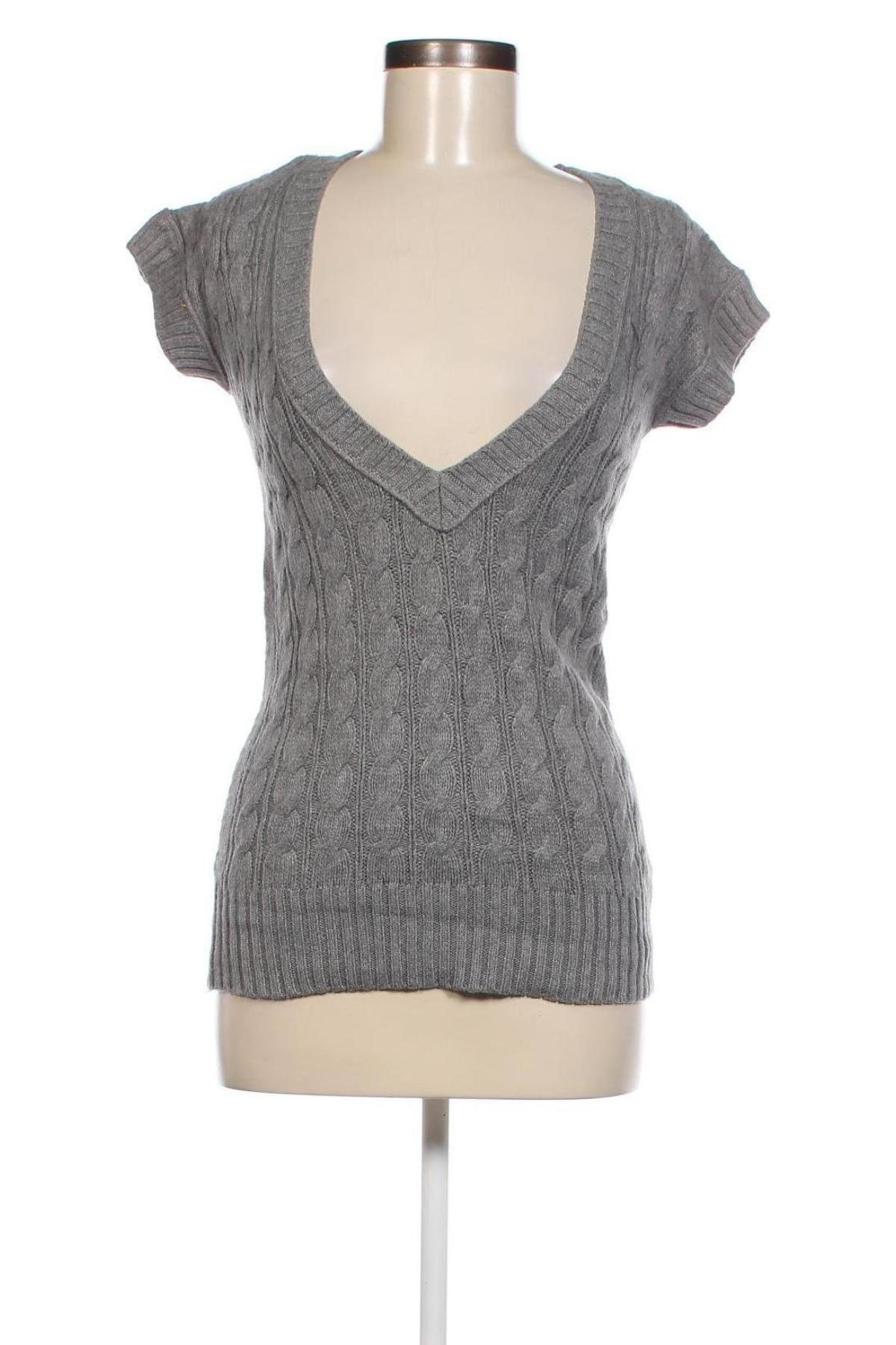 Дамски пуловер Abercrombie & Fitch, Размер M, Цвят Сив, Цена 7,48 лв.