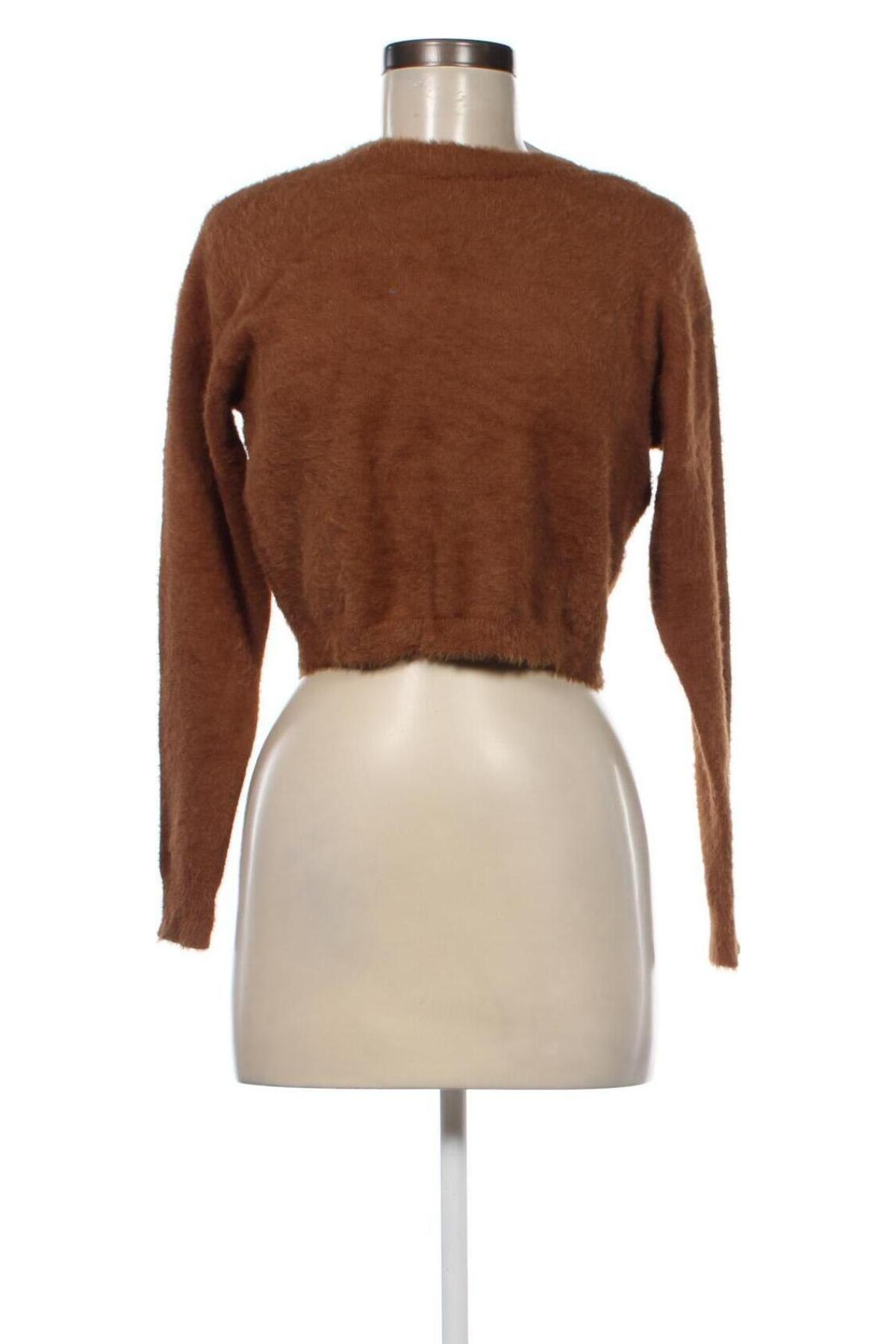 Дамски пуловер Allcott, Размер XS, Цвят Кафяв, Цена 11,50 лв.