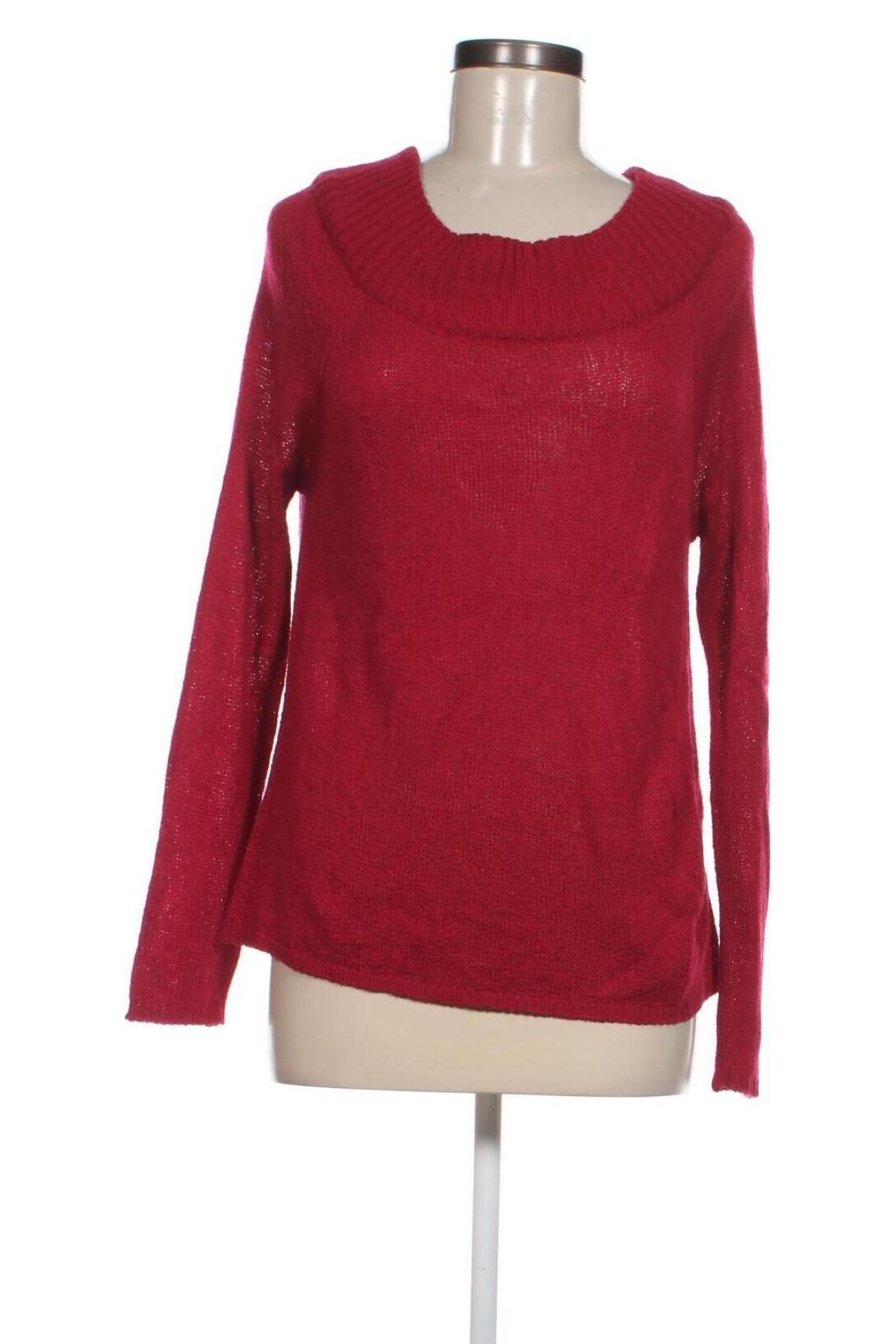 Дамски пуловер Amisu, Размер L, Цвят Червен, Цена 23,00 лв.