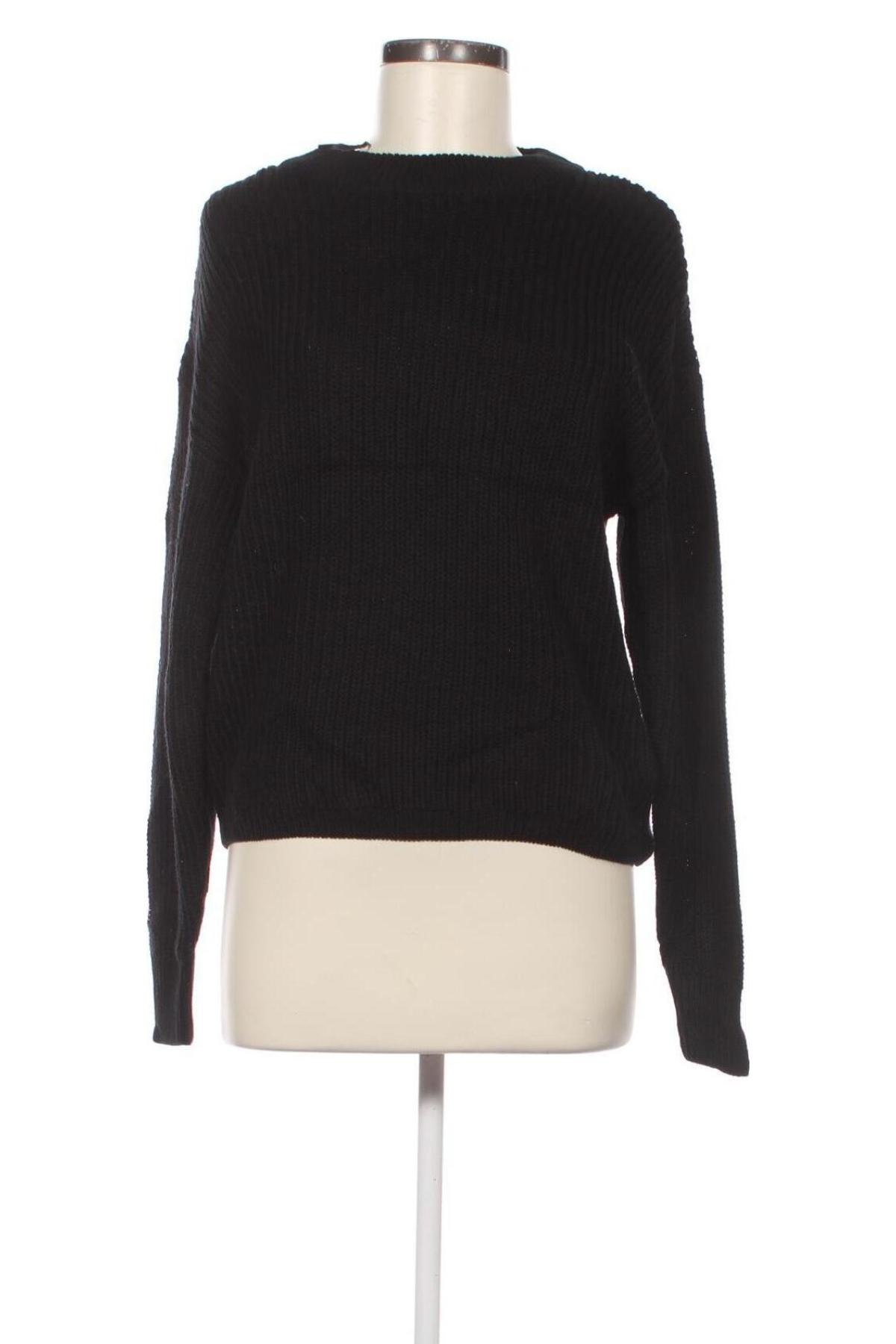Дамски пуловер Amisu, Размер M, Цвят Черен, Цена 5,80 лв.