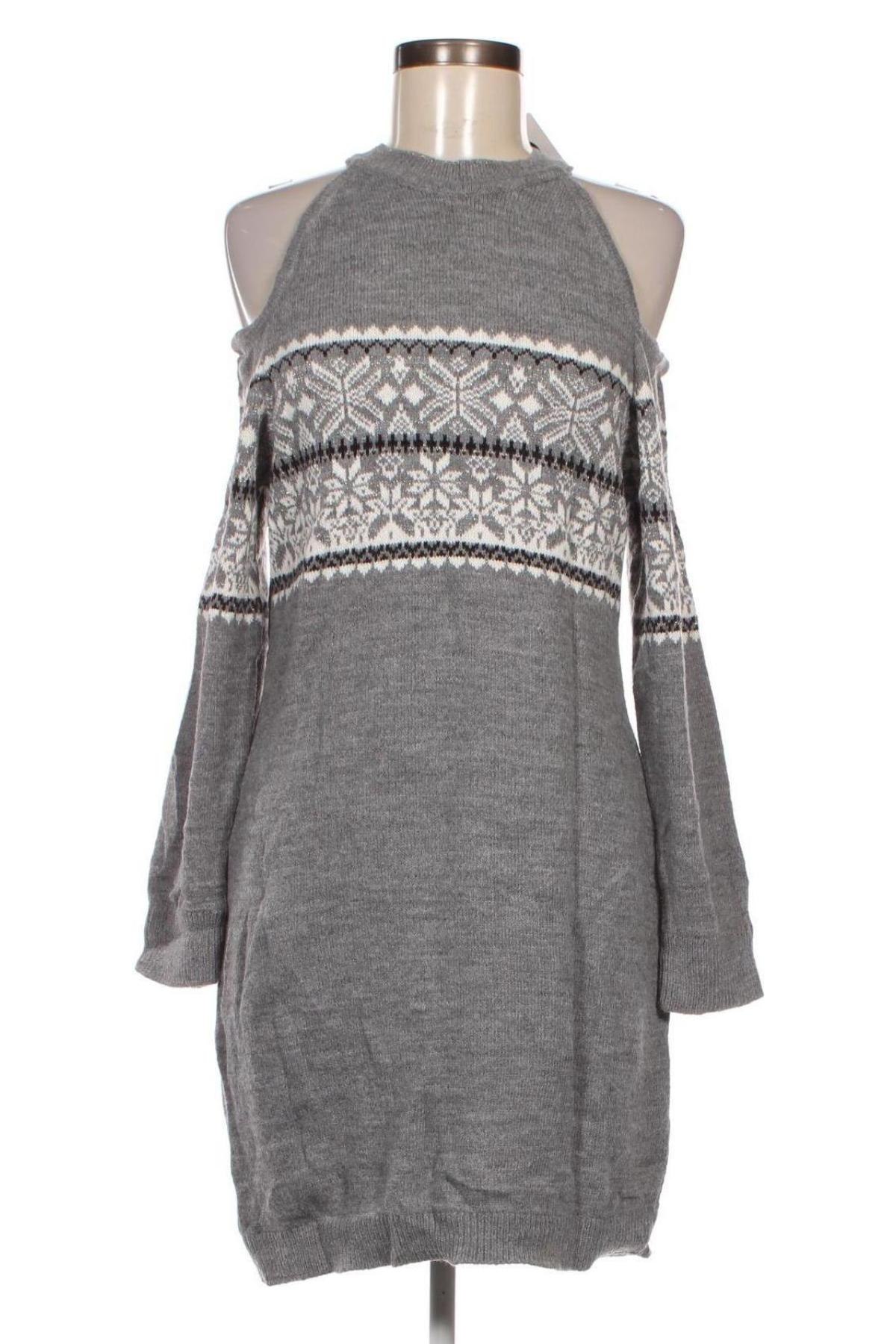 Γυναικείο πουλόβερ Body Flirt, Μέγεθος M, Χρώμα Γκρί, Τιμή 4,49 €
