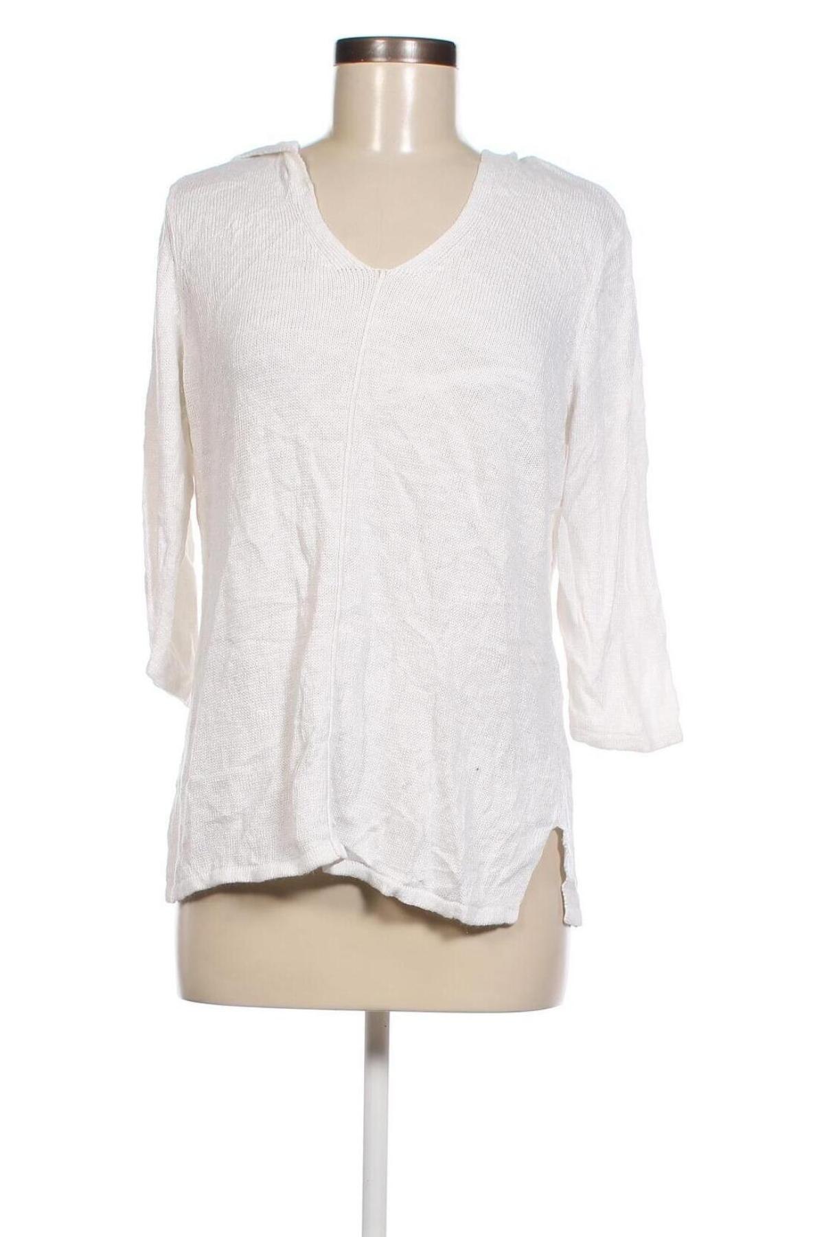 Γυναικείο πουλόβερ Chico's, Μέγεθος M, Χρώμα Λευκό, Τιμή 27,22 €