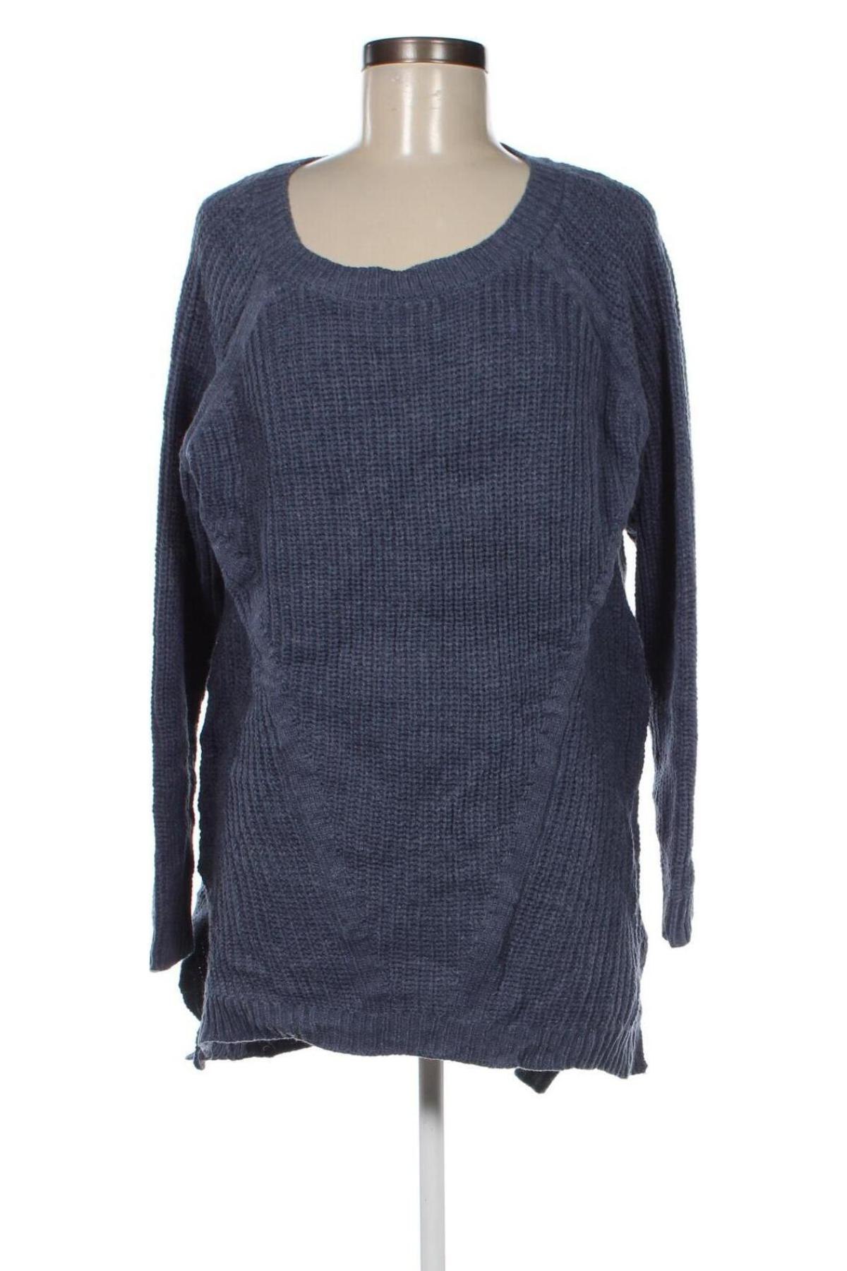 Γυναικείο πουλόβερ Clothing & Co, Μέγεθος L, Χρώμα Μπλέ, Τιμή 5,38 €