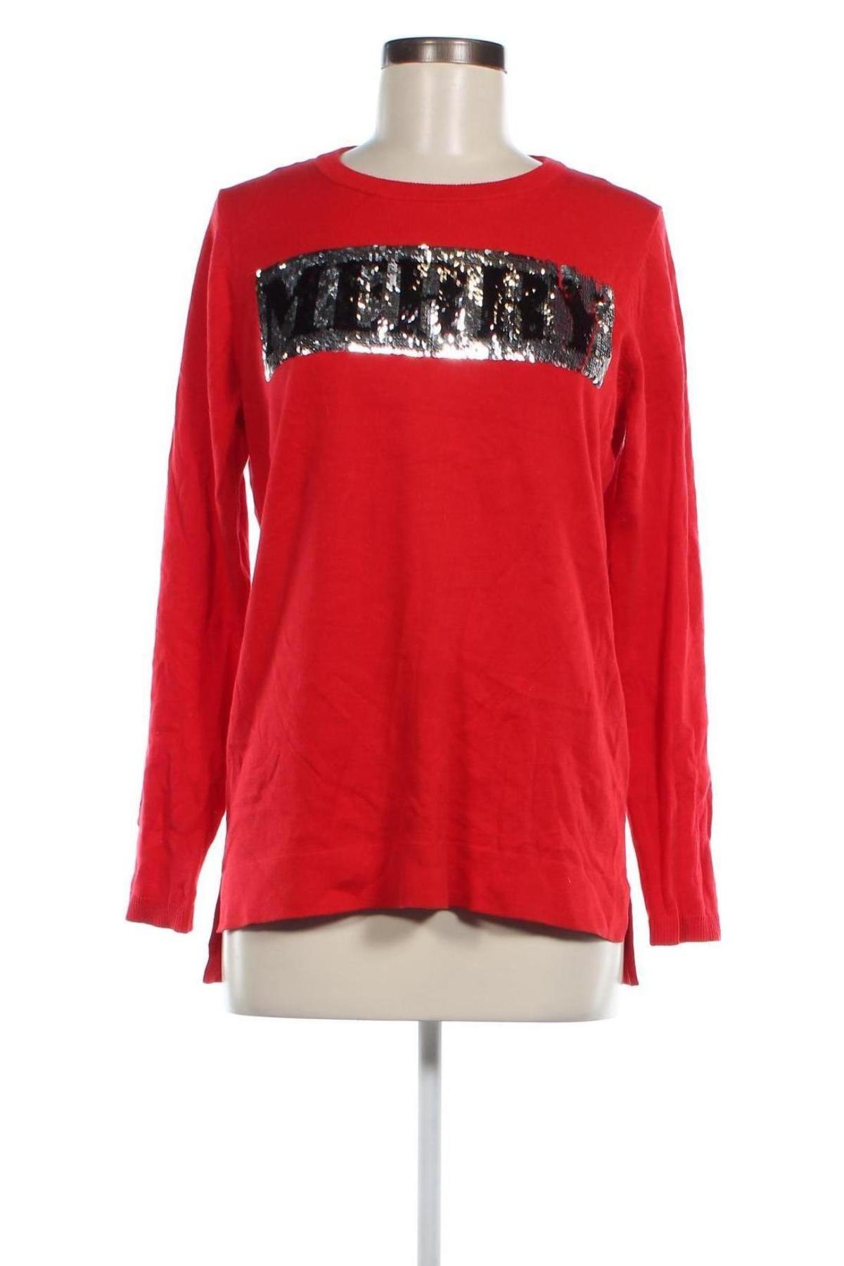 Γυναικείο πουλόβερ Crown & Ivy, Μέγεθος M, Χρώμα Κόκκινο, Τιμή 4,49 €