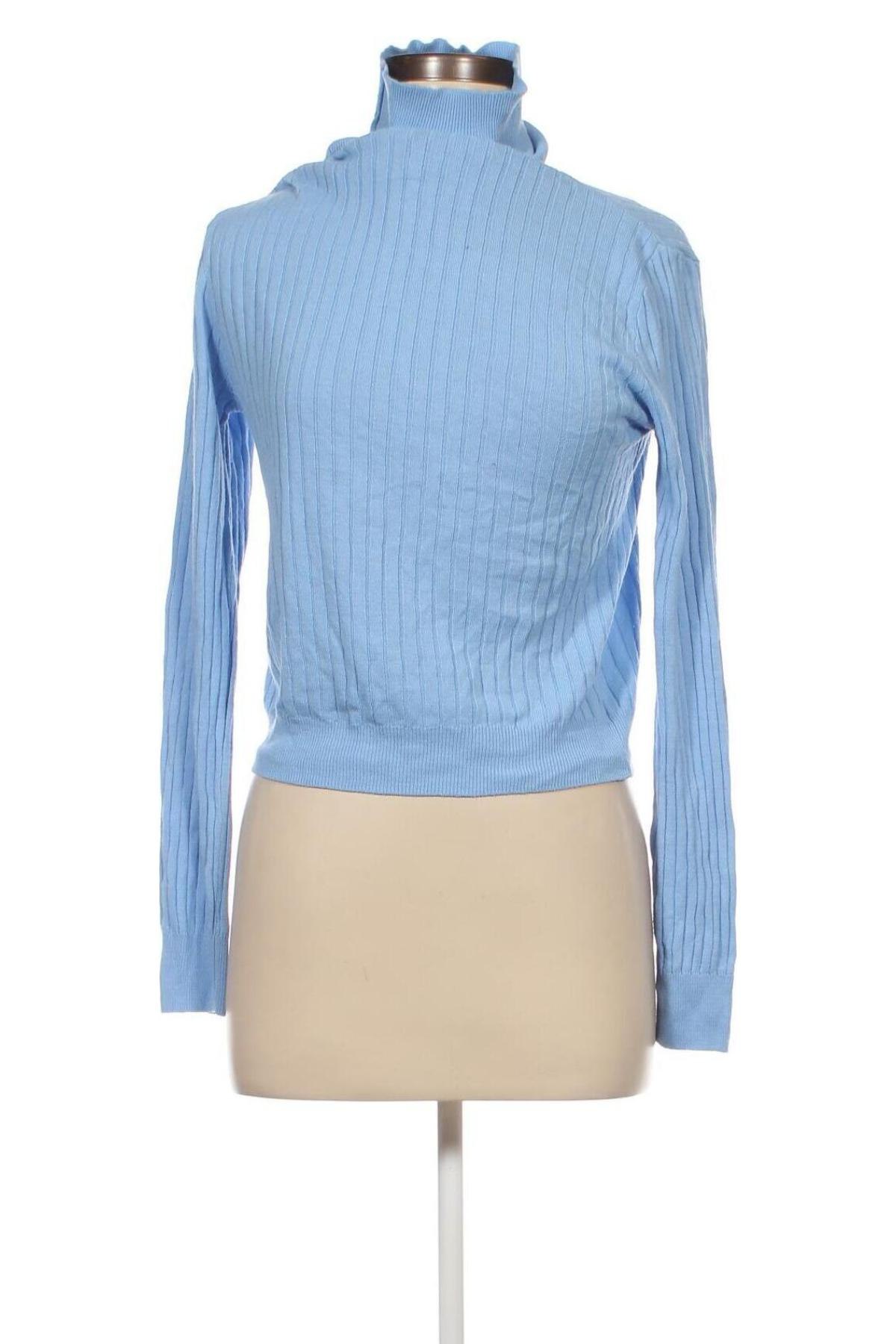 Дамски пуловер Defacto, Размер S, Цвят Син, Цена 16,83 лв.