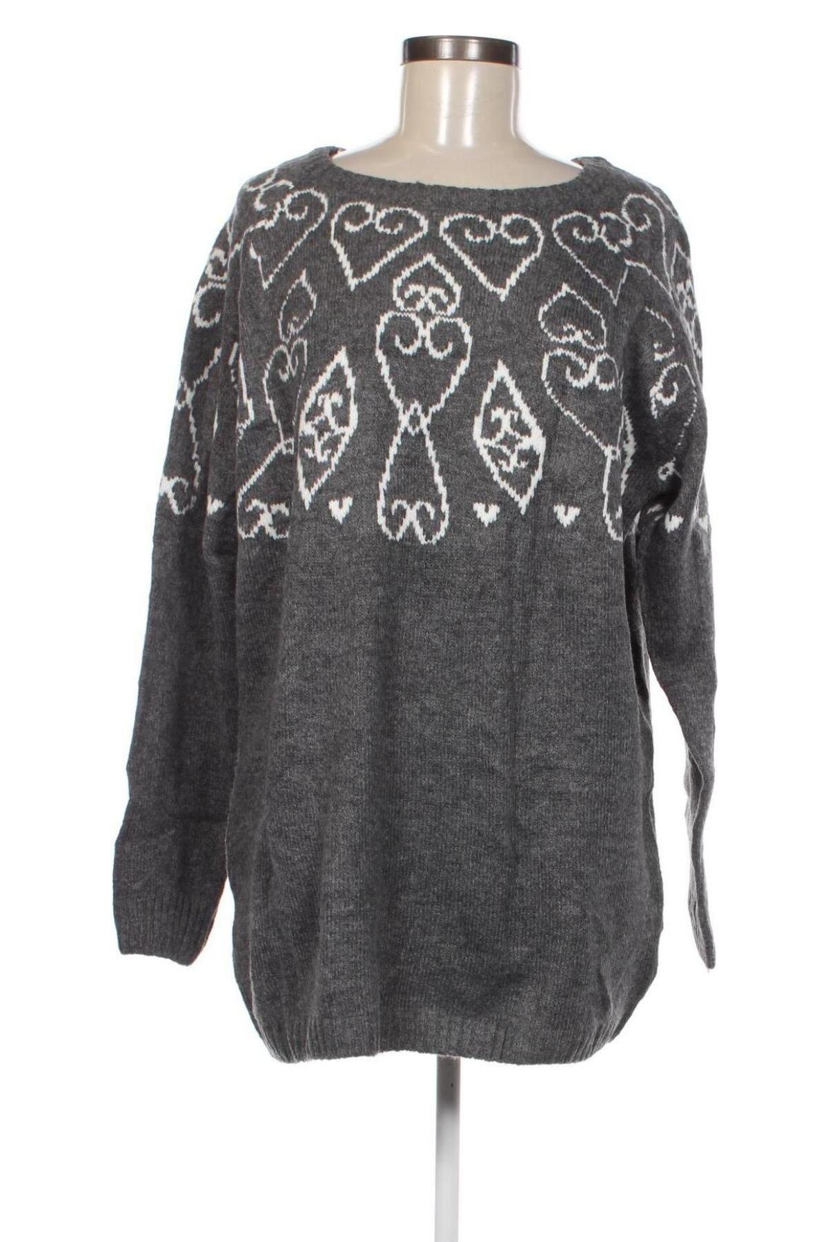 Дамски пуловер Esmara, Размер M, Цвят Сив, Цена 8,99 лв.