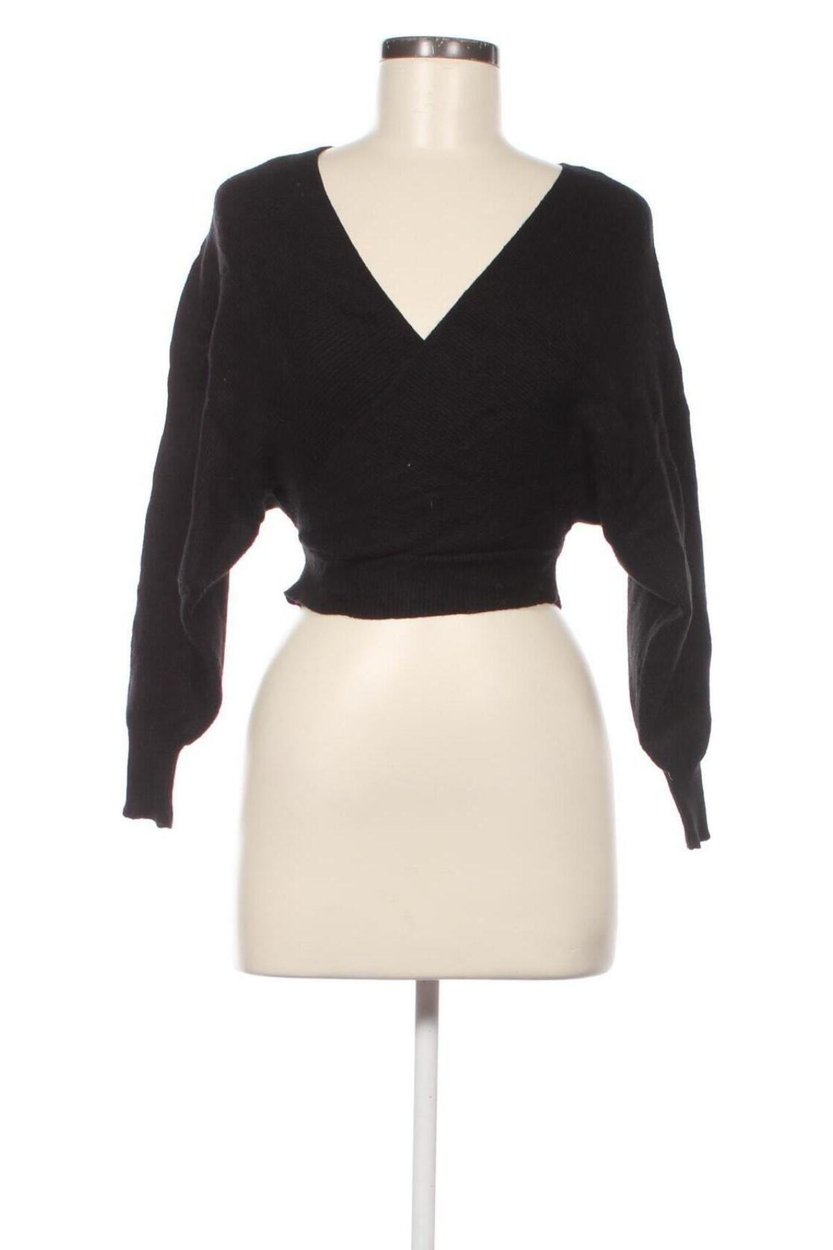 Γυναικείο πουλόβερ Fashion nova, Μέγεθος M, Χρώμα Μαύρο, Τιμή 5,38 €