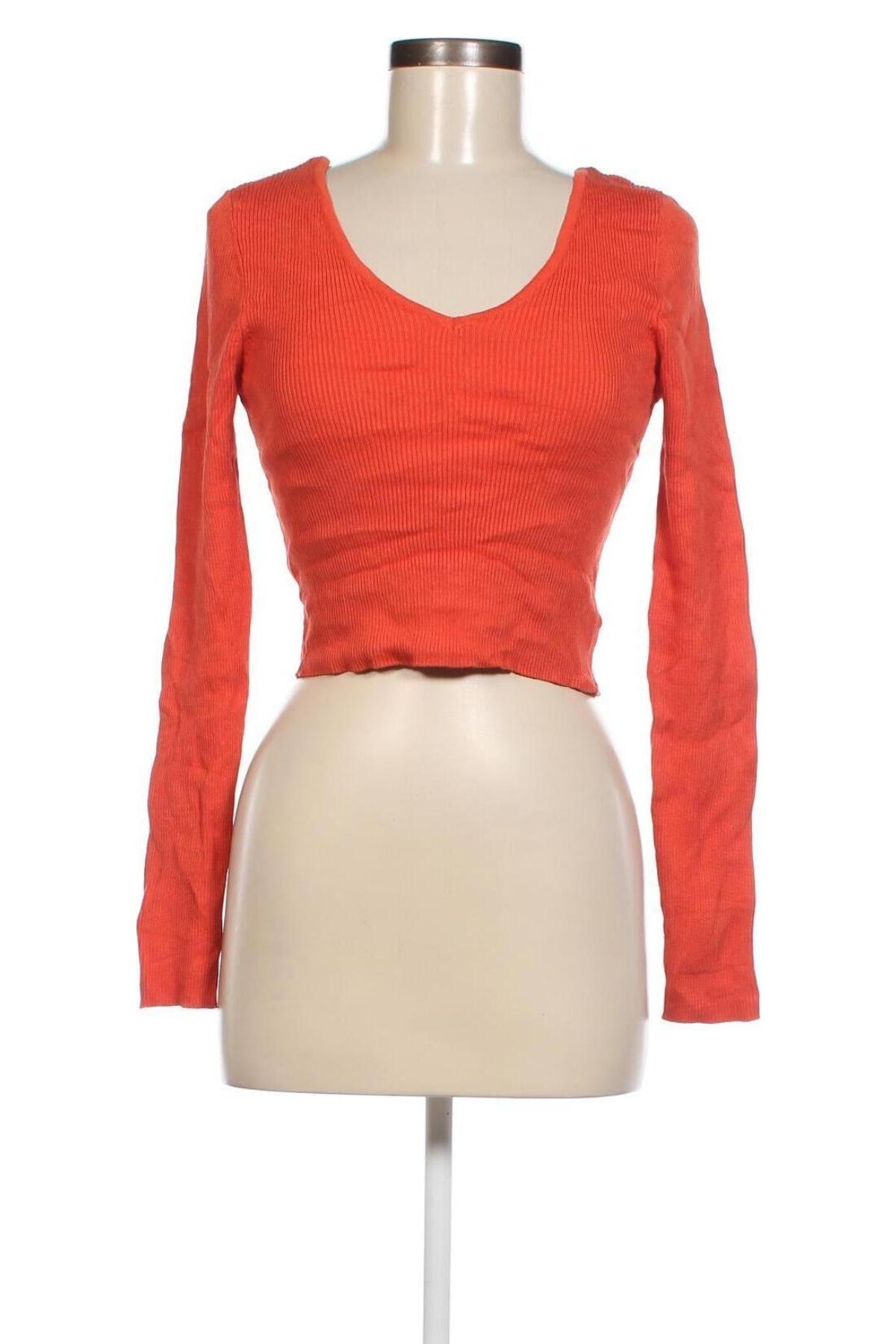 Дамски пуловер Forever 21, Размер L, Цвят Оранжев, Цена 7,00 лв.
