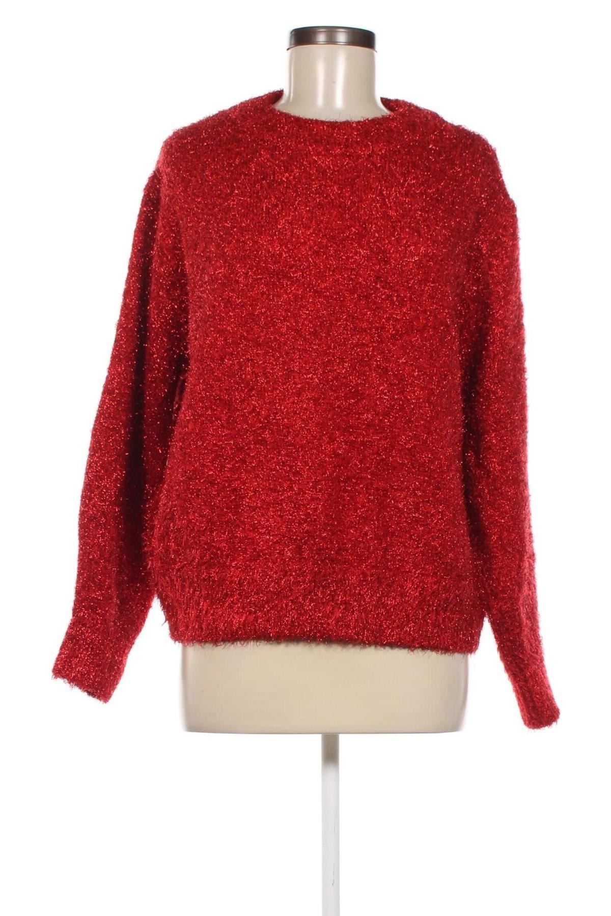 Дамски пуловер H&M, Размер S, Цвят Червен, Цена 9,28 лв.