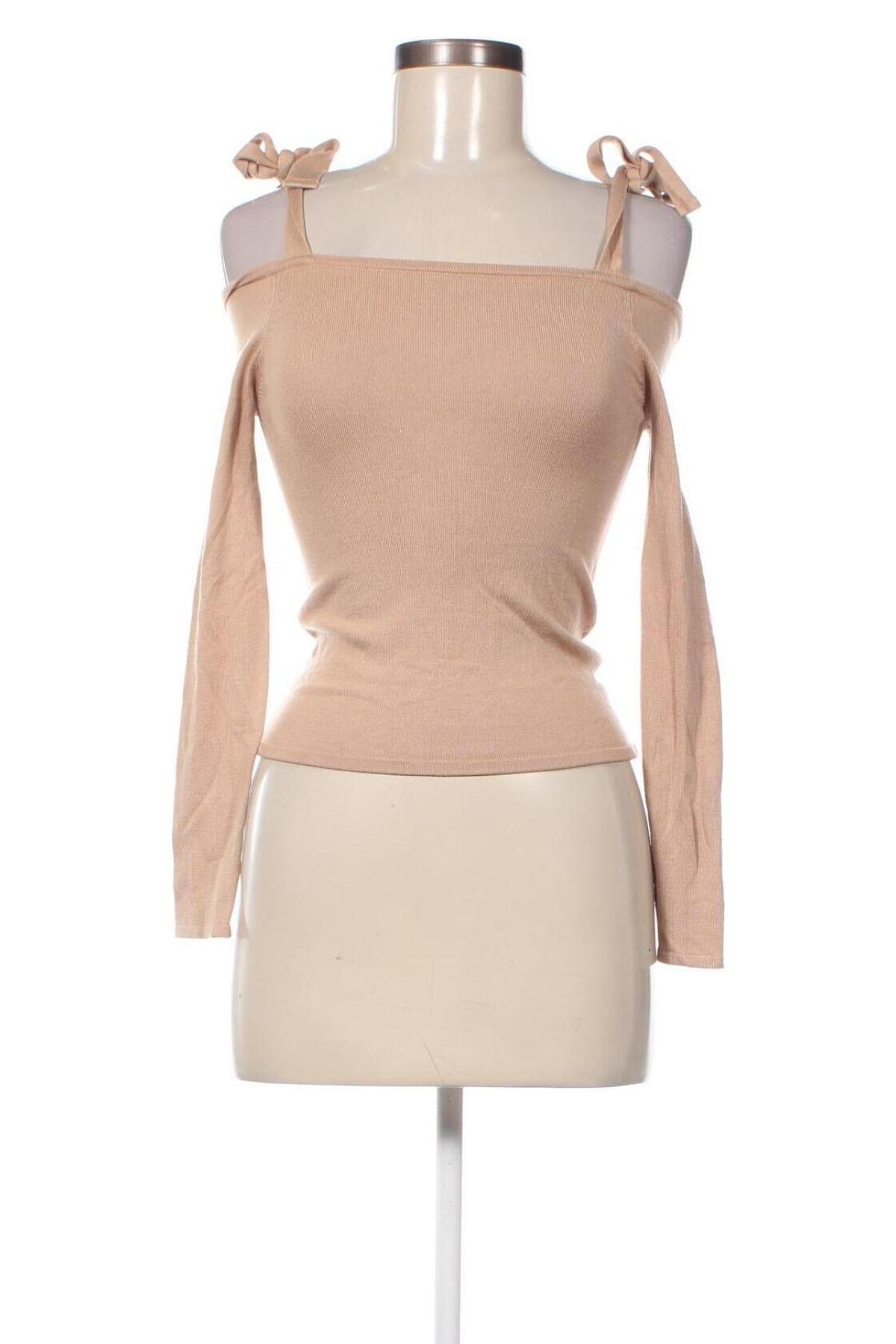 Γυναικείο πουλόβερ H&M Divided, Μέγεθος S, Χρώμα  Μπέζ, Τιμή 3,95 €