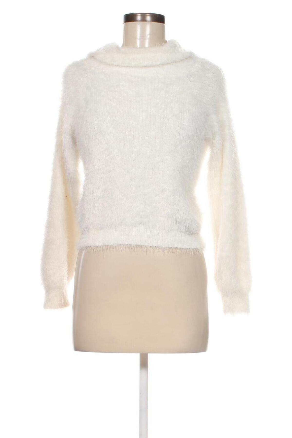 Γυναικείο πουλόβερ H&M Divided, Μέγεθος S, Χρώμα Λευκό, Τιμή 3,23 €