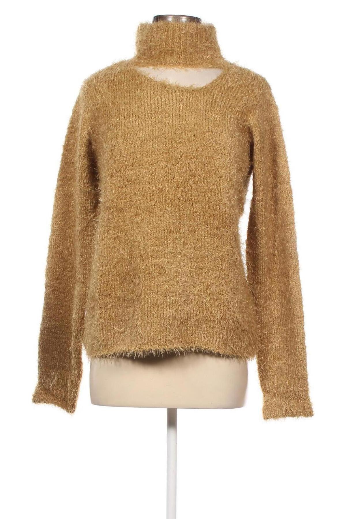 Дамски пуловер NA-KD, Размер XS, Цвят Кафяв, Цена 26,10 лв.