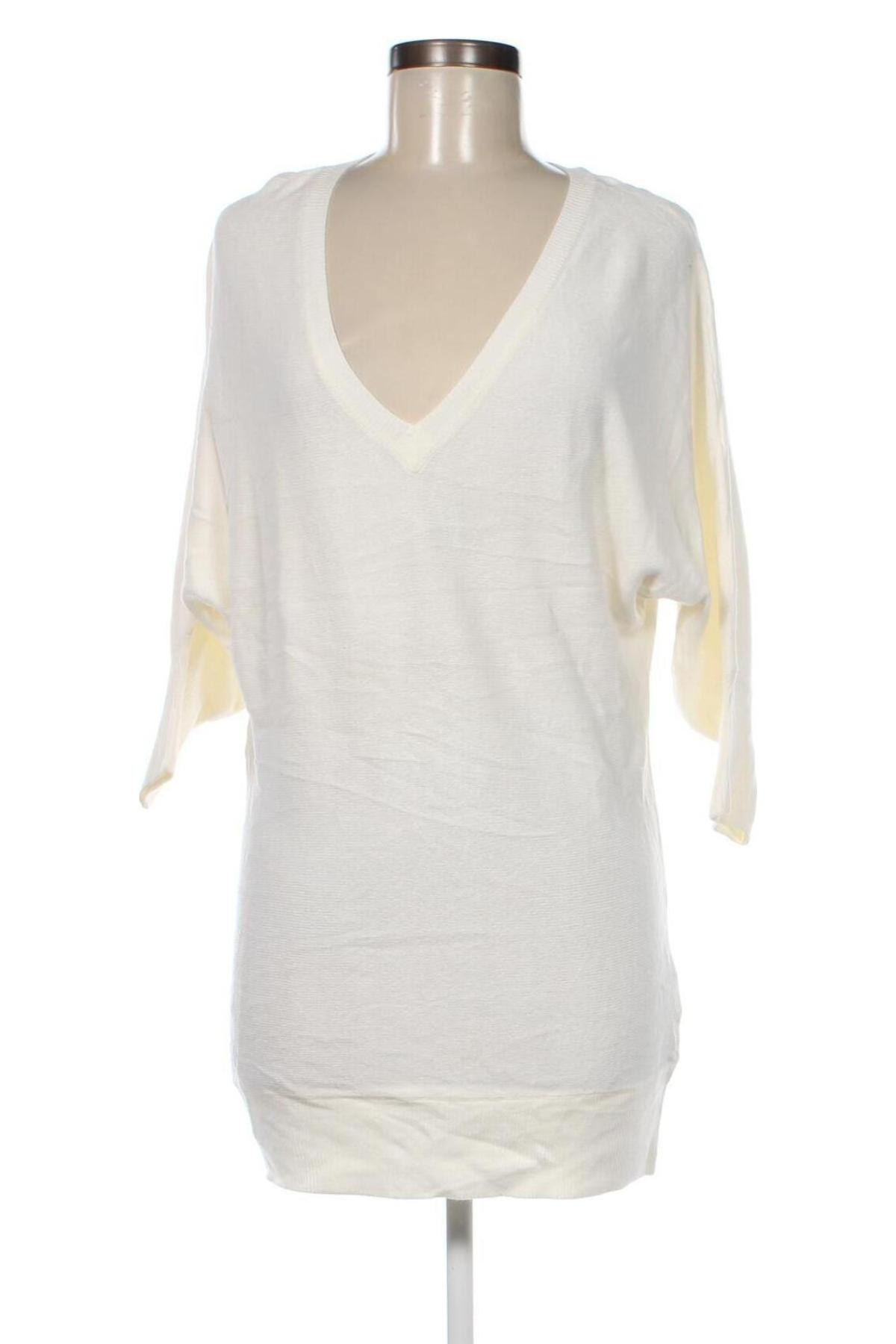 Γυναικείο πουλόβερ New York & Company, Μέγεθος M, Χρώμα Εκρού, Τιμή 5,38 €