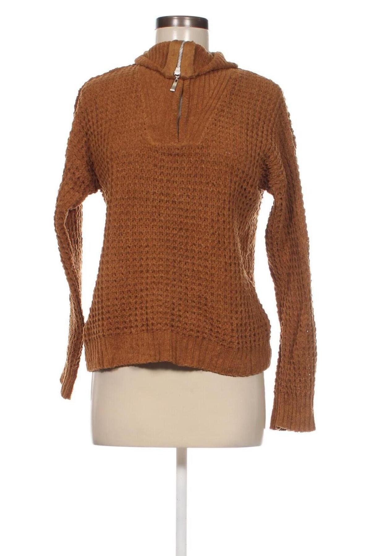 Дамски пуловер No Boundaries, Размер L, Цвят Кафяв, Цена 9,57 лв.