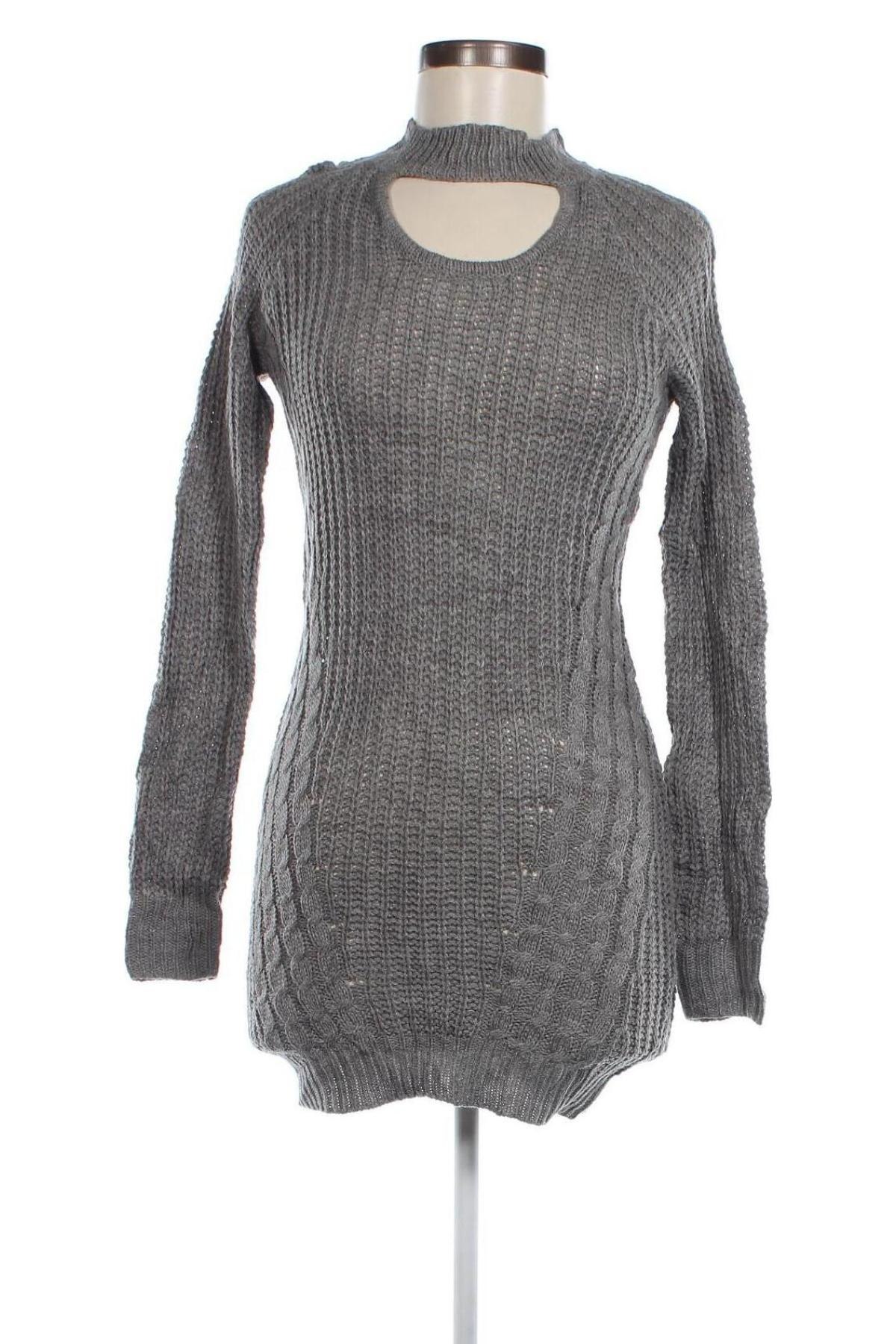 Γυναικείο πουλόβερ No Boundaries, Μέγεθος XS, Χρώμα Γκρί, Τιμή 4,49 €