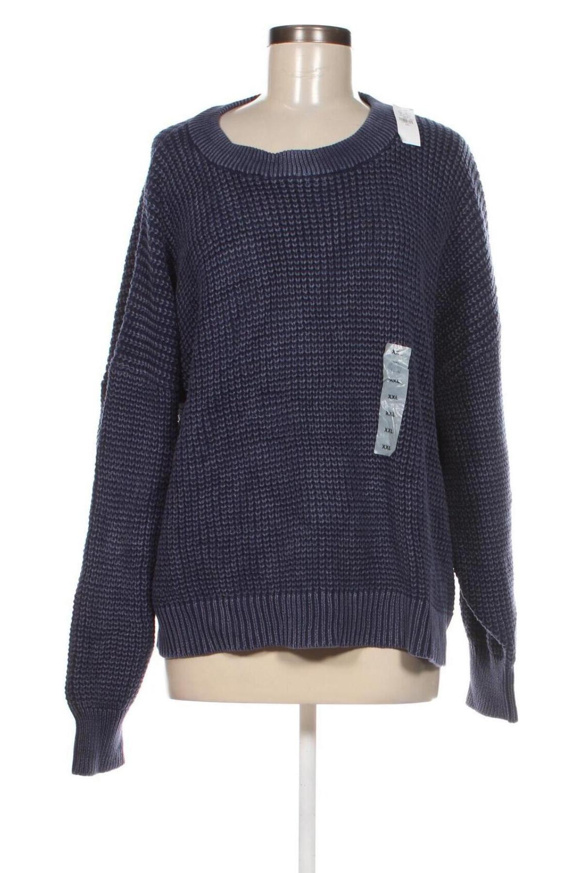 Дамски пуловер Old Navy, Размер XXL, Цвят Син, Цена 87,00 лв.