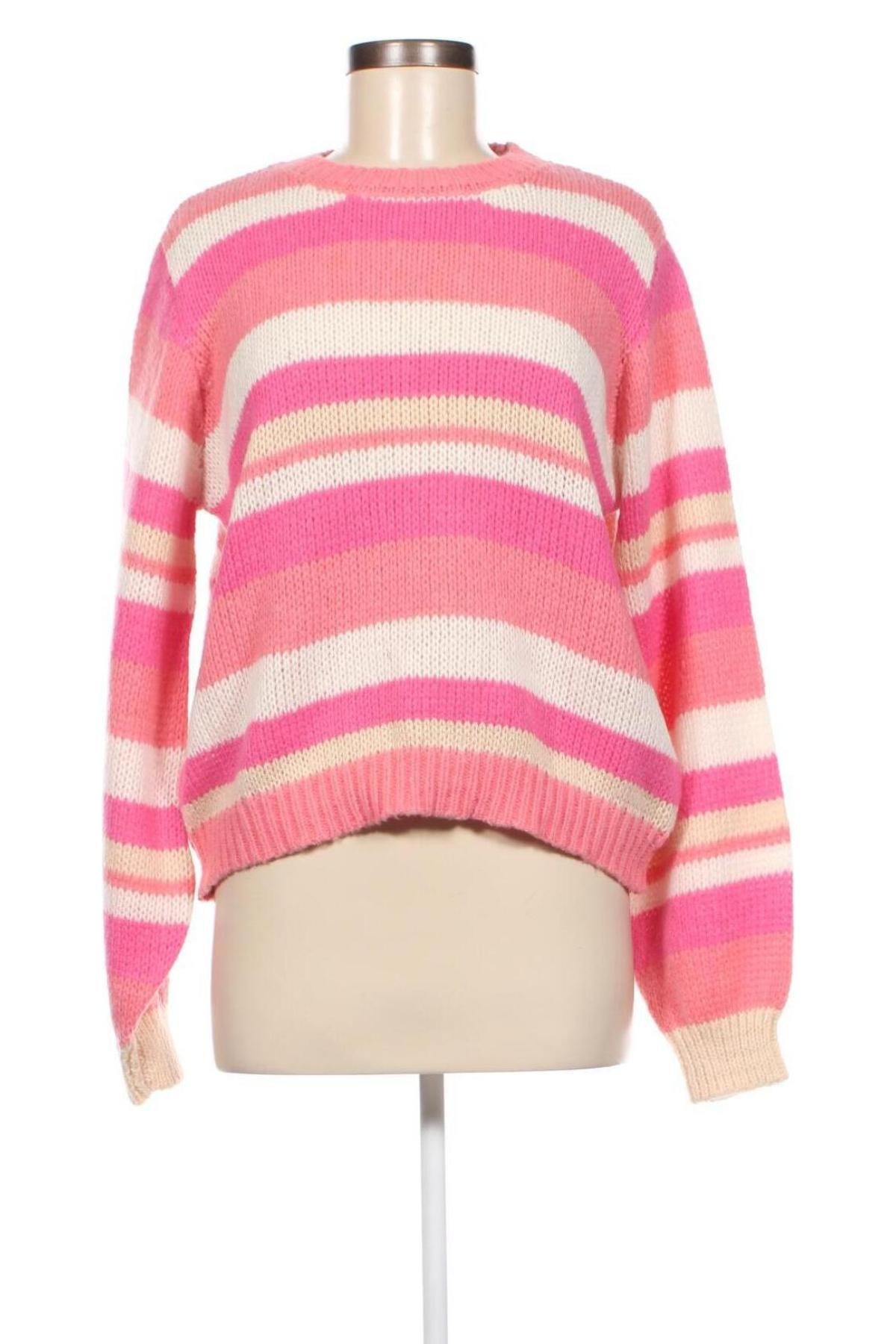Γυναικείο πουλόβερ Pieces, Μέγεθος L, Χρώμα Ρόζ , Τιμή 6,40 €