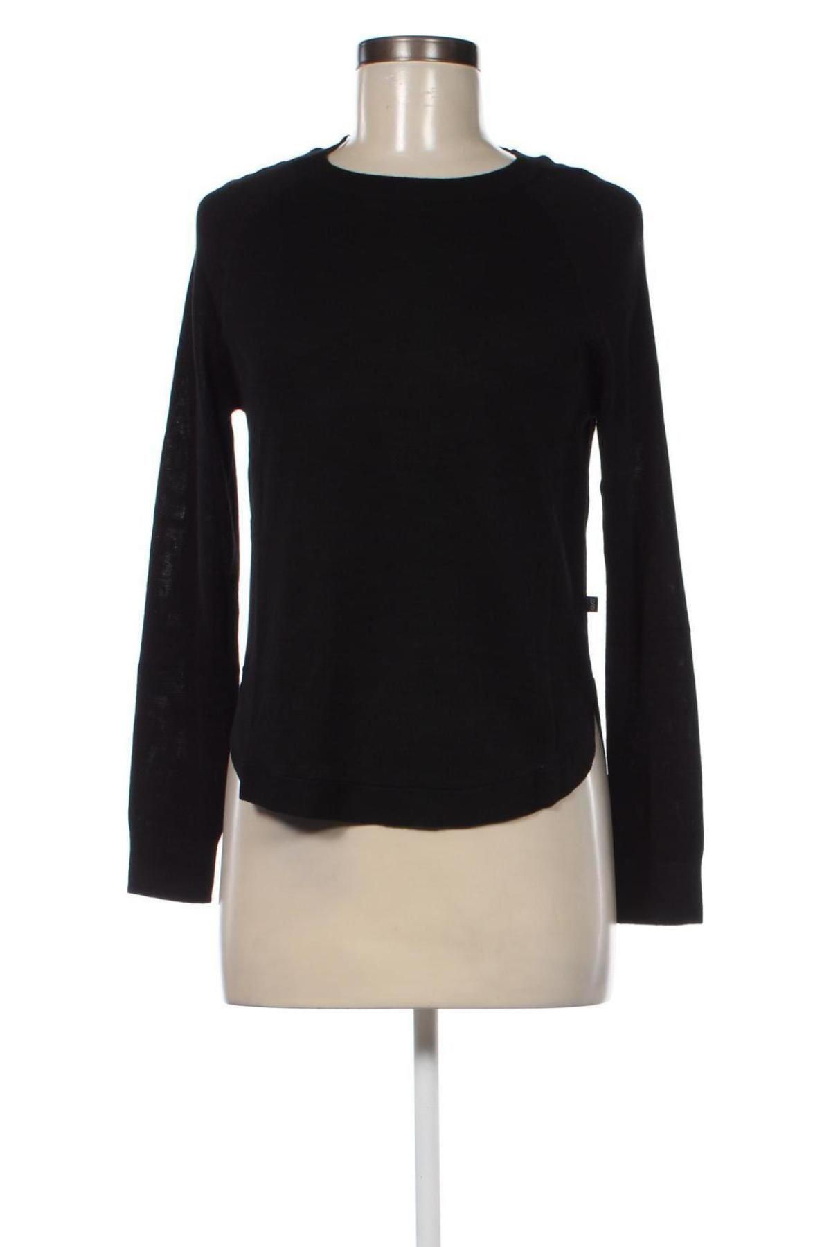 Дамски пуловер Q/S by S.Oliver, Размер XS, Цвят Черен, Цена 8,70 лв.