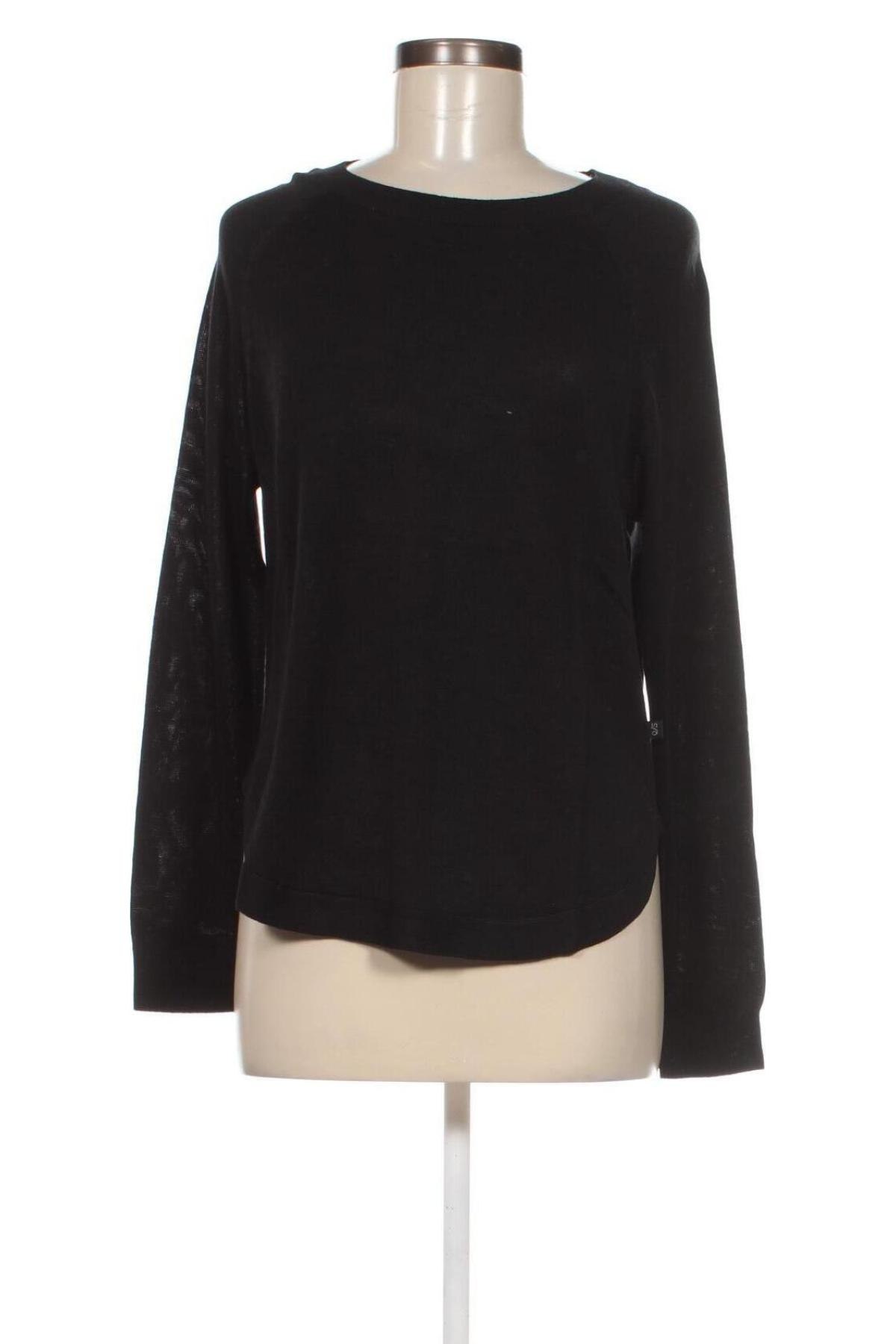 Дамски пуловер Q/S by S.Oliver, Размер S, Цвят Черен, Цена 16,53 лв.