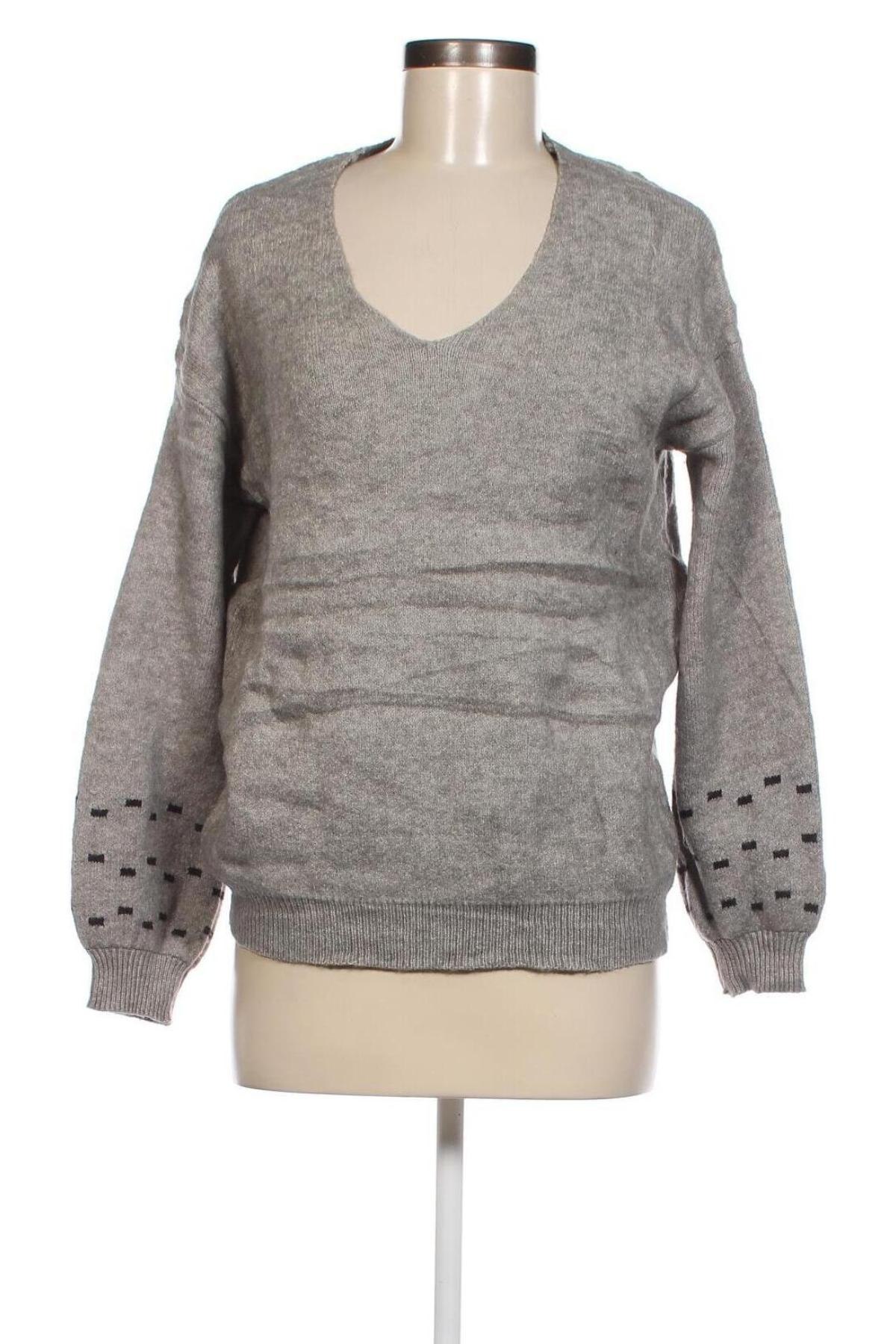 Дамски пуловер SHEIN, Размер S, Цвят Сив, Цена 7,54 лв.