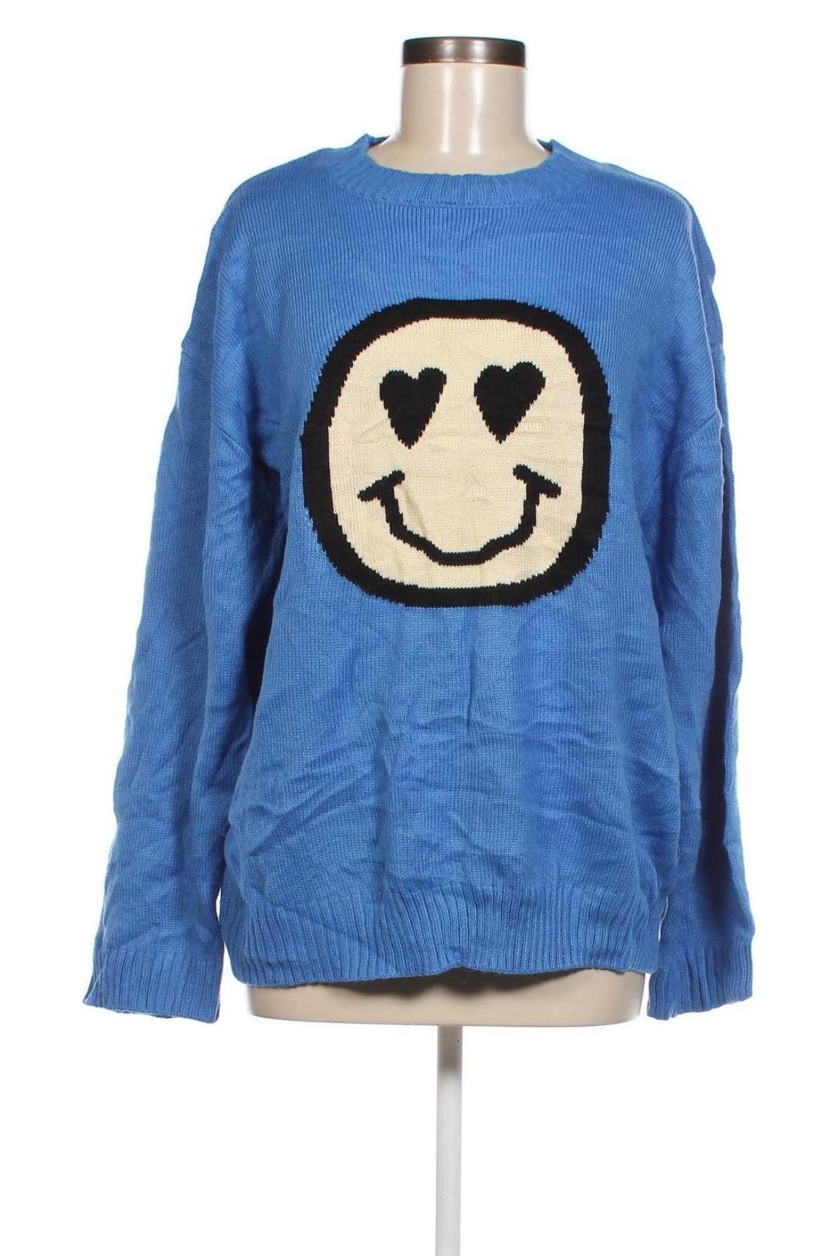 Γυναικείο πουλόβερ Simplee, Μέγεθος L, Χρώμα Μπλέ, Τιμή 5,38 €