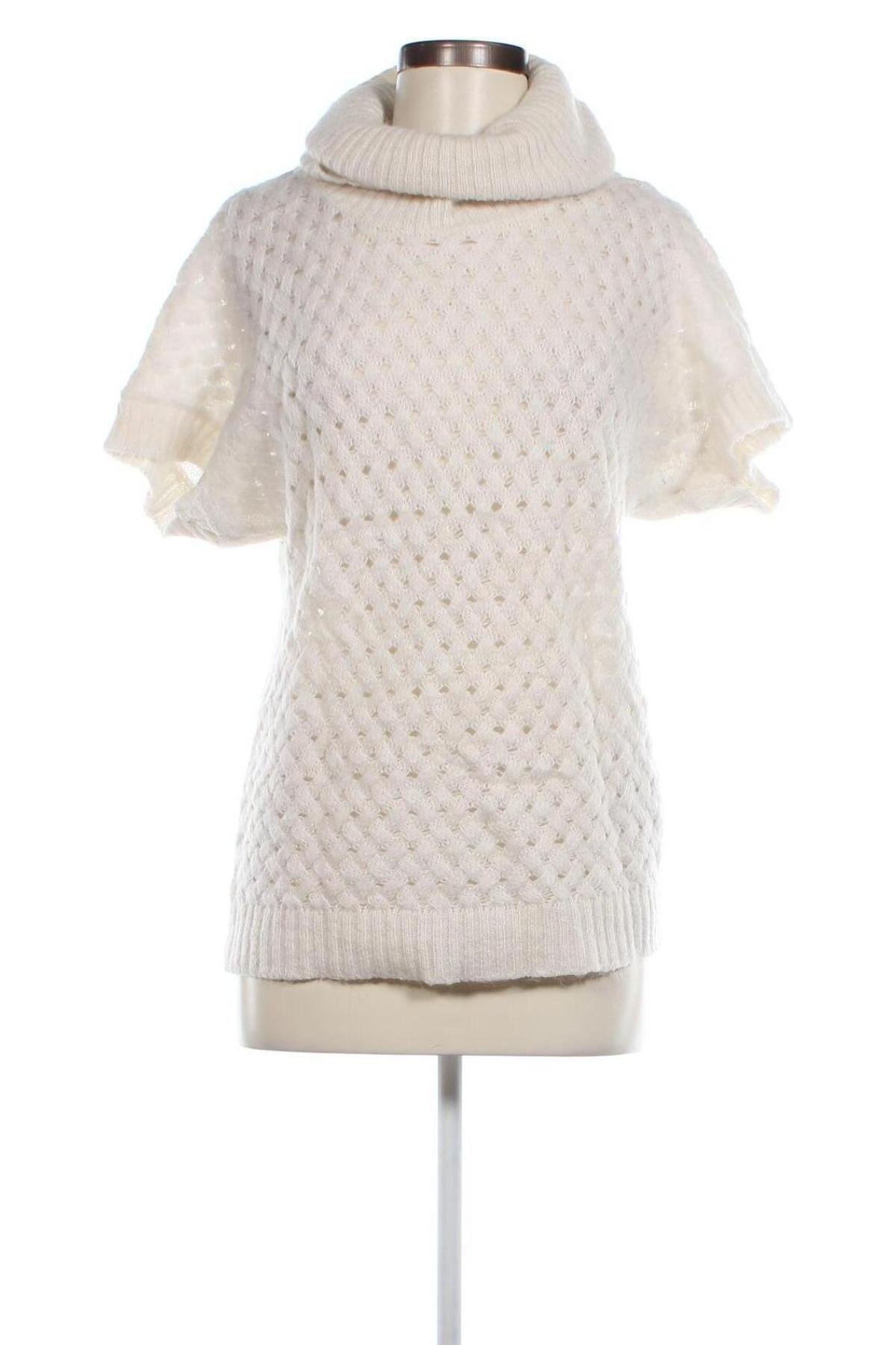 Дамски пуловер Sisley, Размер S, Цвят Екрю, Цена 10,73 лв.