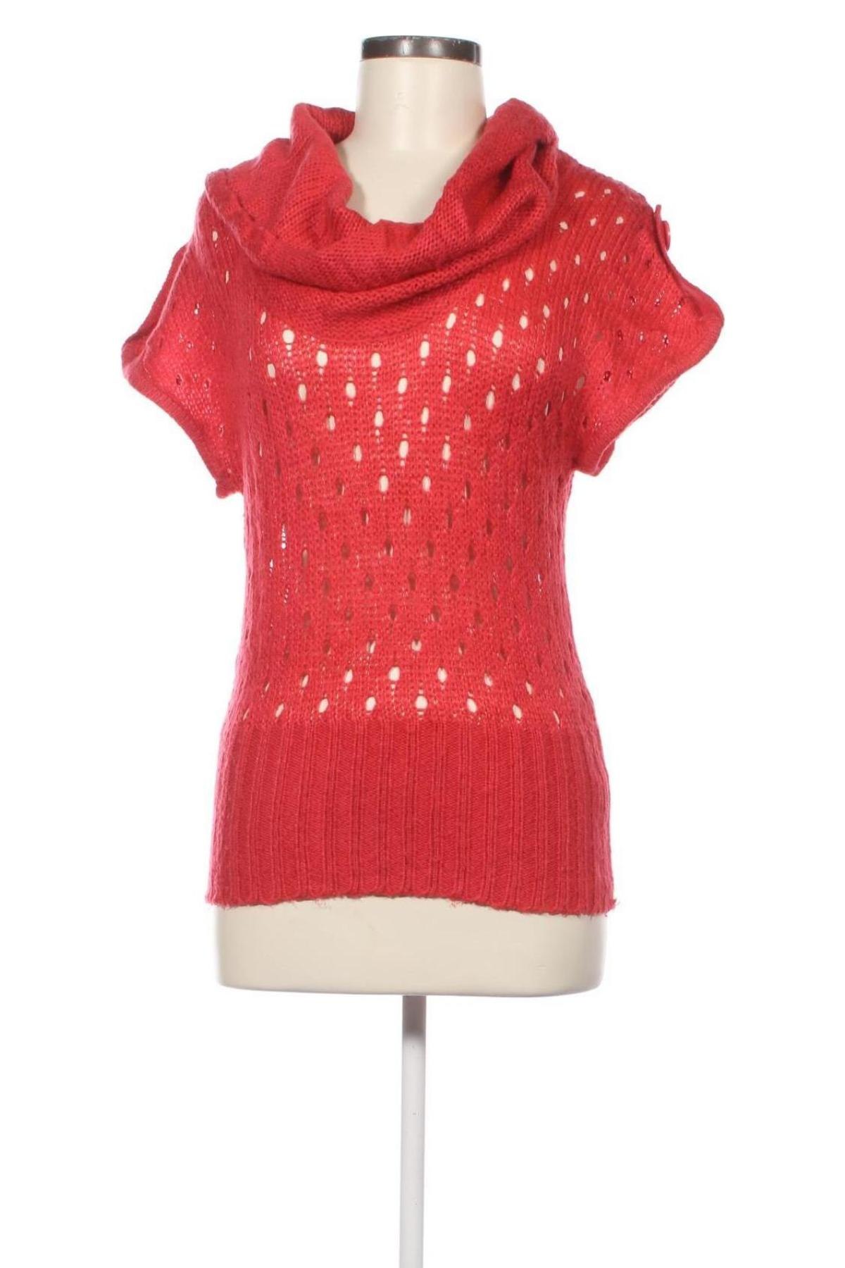 Дамски пуловер Tally Weijl, Размер S, Цвят Червен, Цена 6,38 лв.