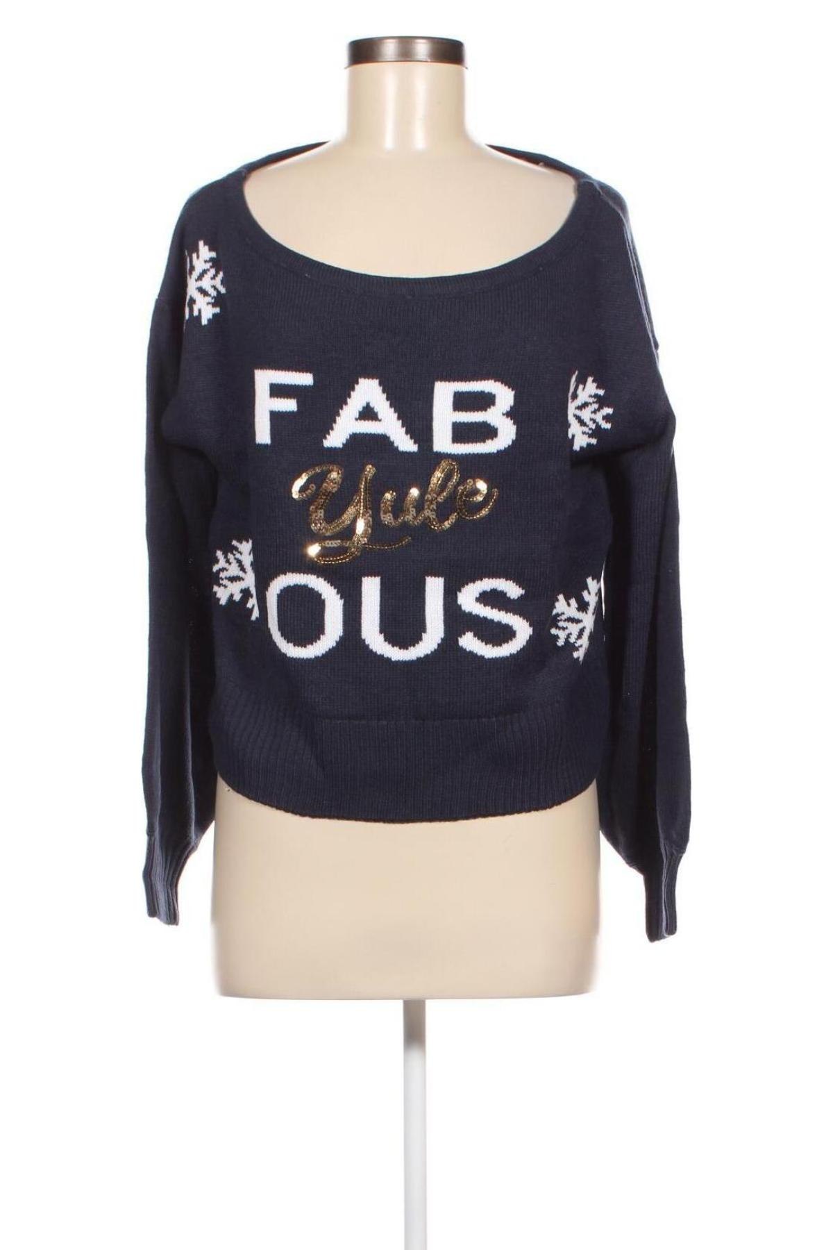 Γυναικείο πουλόβερ Threadbare, Μέγεθος S, Χρώμα Μπλέ, Τιμή 7,11 €