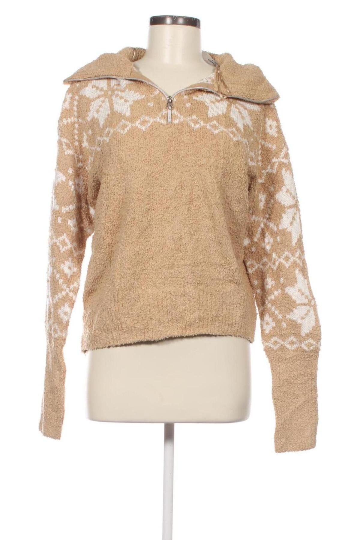 Γυναικείο πουλόβερ Time and tru, Μέγεθος S, Χρώμα  Μπέζ, Τιμή 5,38 €