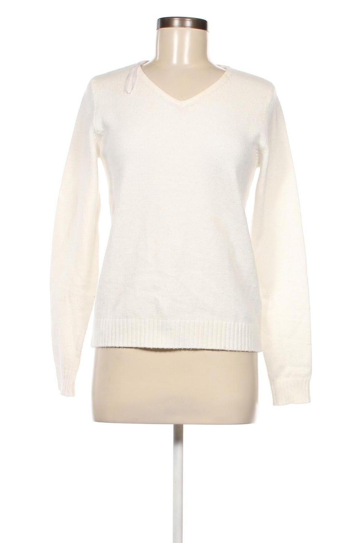 Дамски пуловер VILA, Размер S, Цвят Бял, Цена 14,58 лв.