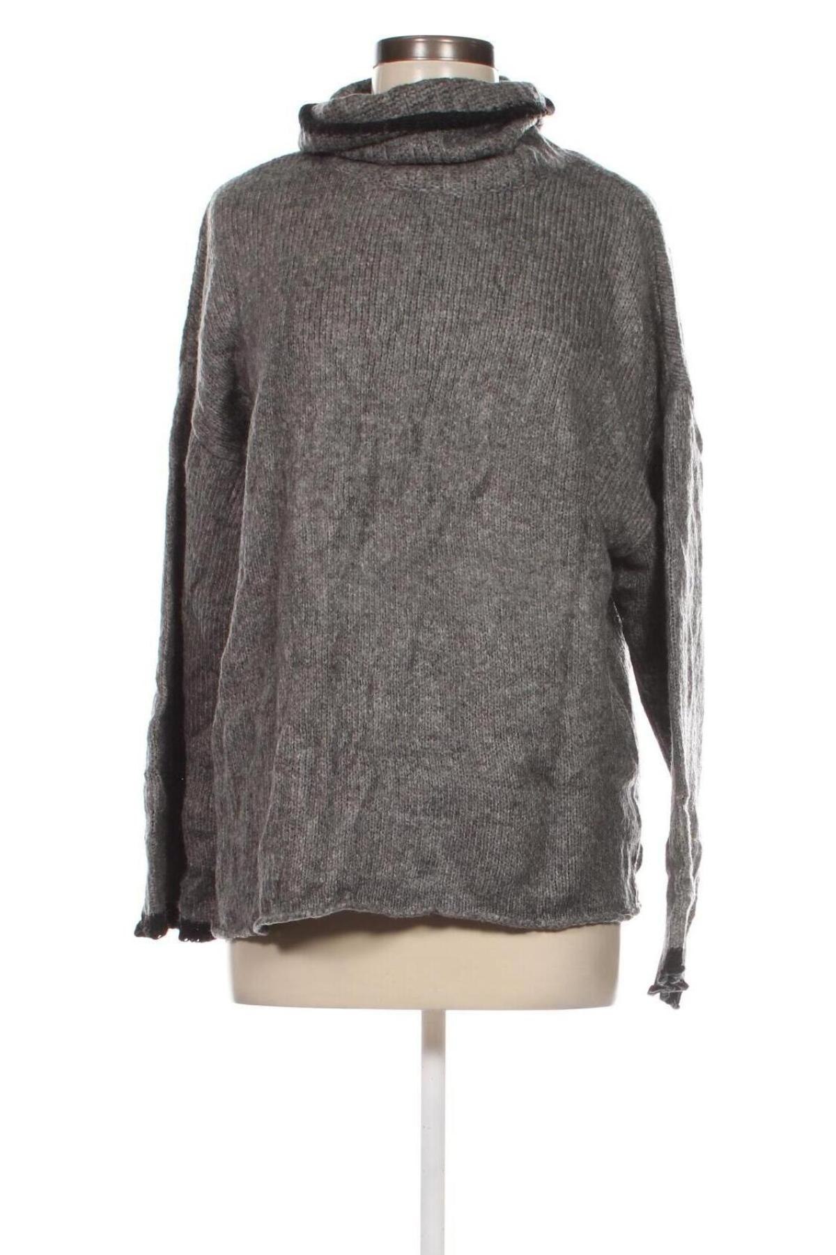 Pulover de femei Zara Knitwear, Mărime L, Culoare Gri, Preț 21,71 Lei