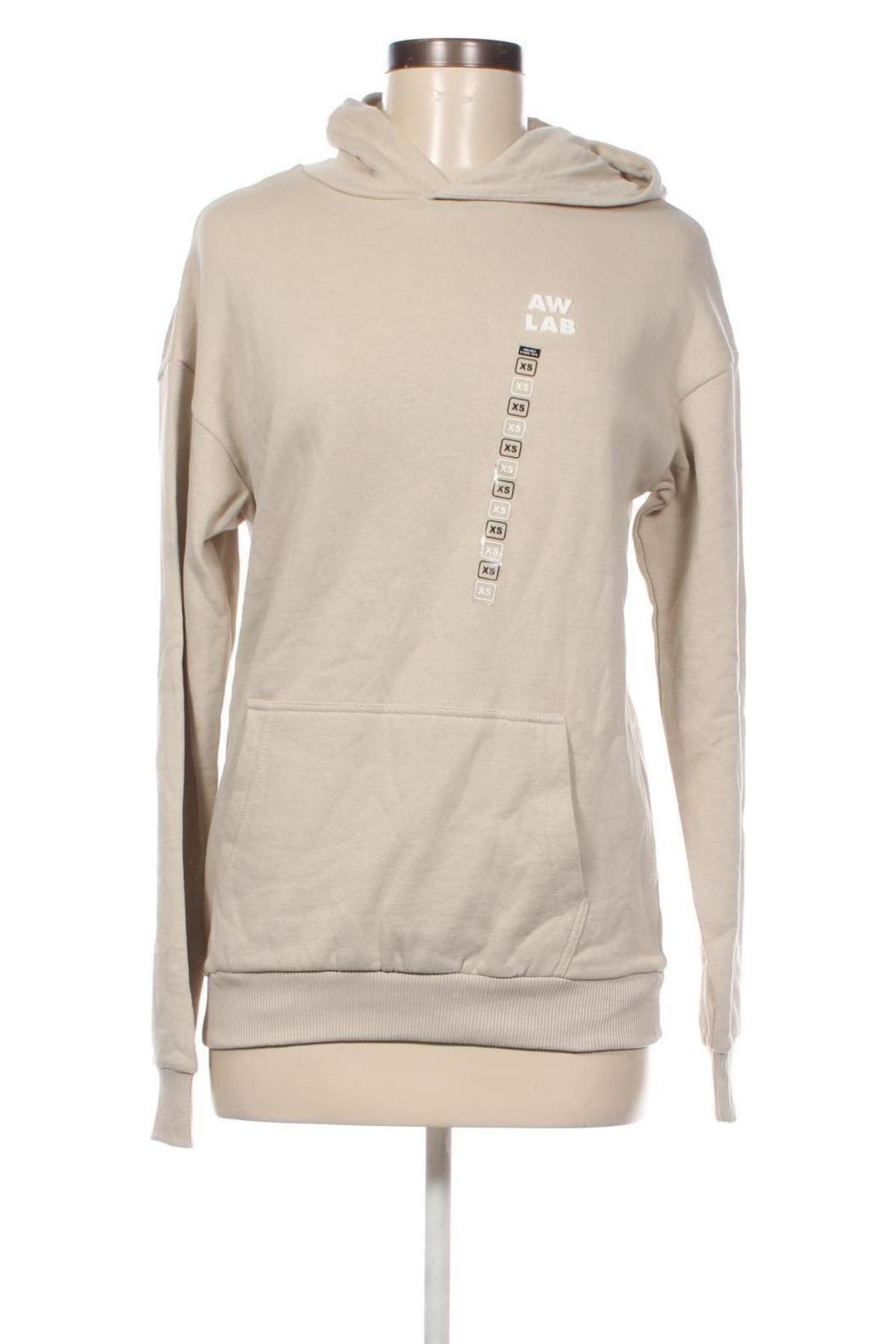 Damen Sweatshirt AW LAB, Größe XS, Farbe Beige, Preis 8,54 €