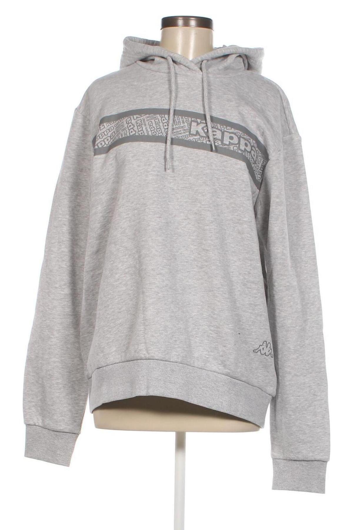 Damen Sweatshirt Kappa, Größe L, Farbe Grau, Preis 8,52 €