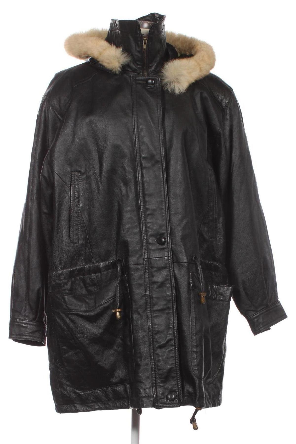 Dámska kožená bunda , Veľkosť XL, Farba Čierna, Cena  54,73 €