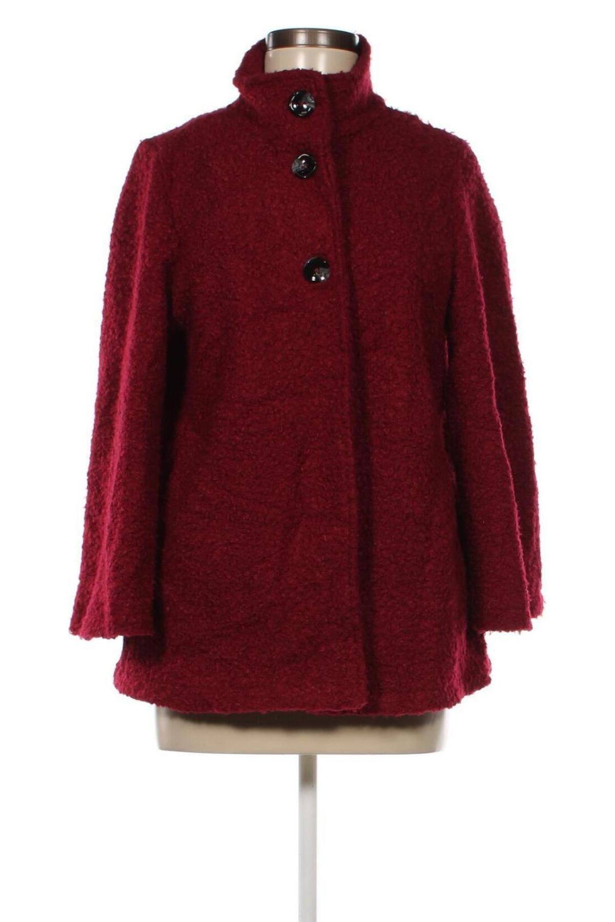Дамско палто, Размер M, Цвят Червен, Цена 12,84 лв.