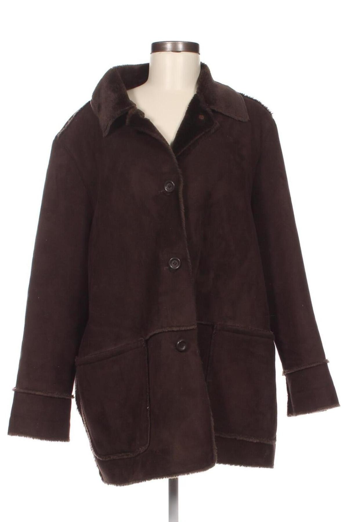 Дамско палто Ann Llewellyn, Размер L, Цвят Кафяв, Цена 11,77 лв.