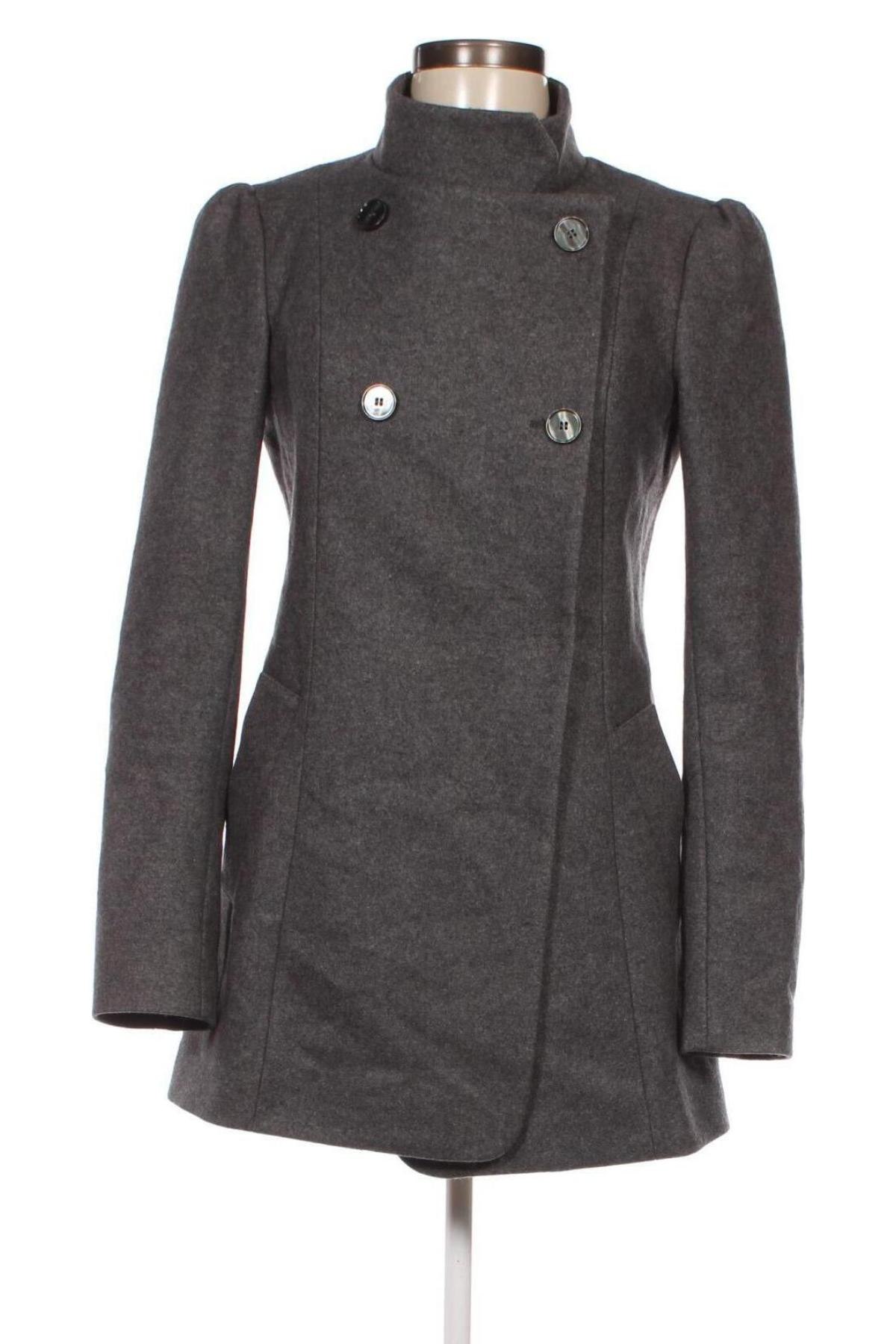 Γυναικείο παλτό Annie P, Μέγεθος L, Χρώμα Γκρί, Τιμή 26,55 €