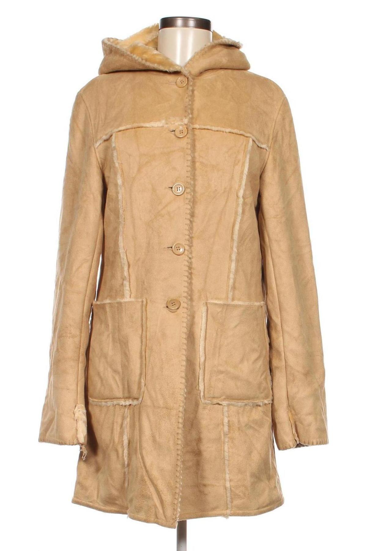 Γυναικείο παλτό Biba, Μέγεθος S, Χρώμα  Μπέζ, Τιμή 23,17 €
