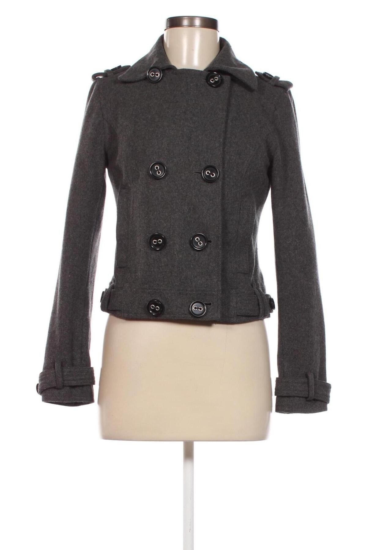 Γυναικείο παλτό Camaieu, Μέγεθος M, Χρώμα Γκρί, Τιμή 10,95 €