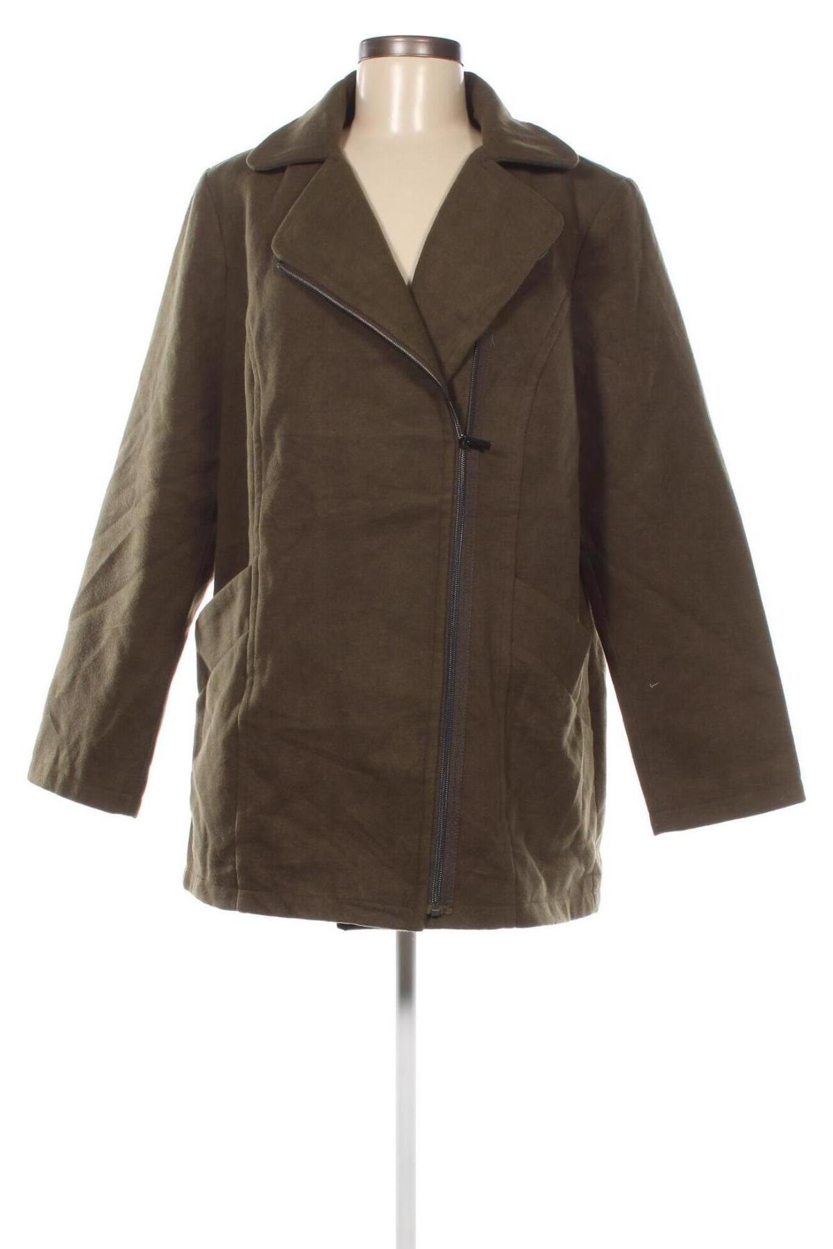 Γυναικείο παλτό Faded Glory, Μέγεθος XL, Χρώμα Πράσινο, Τιμή 23,17 €