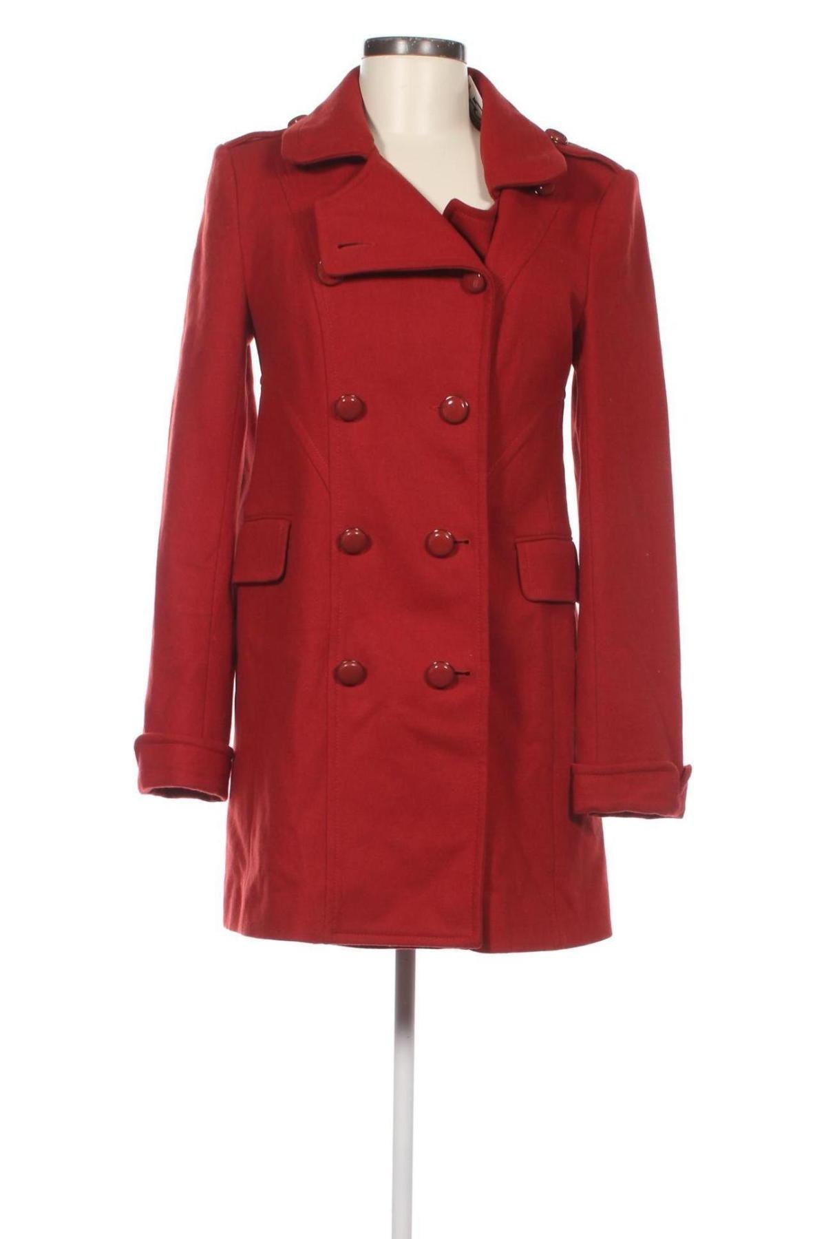 Dámsky kabát  French Connection, Veľkosť M, Farba Červená, Cena  27,88 €