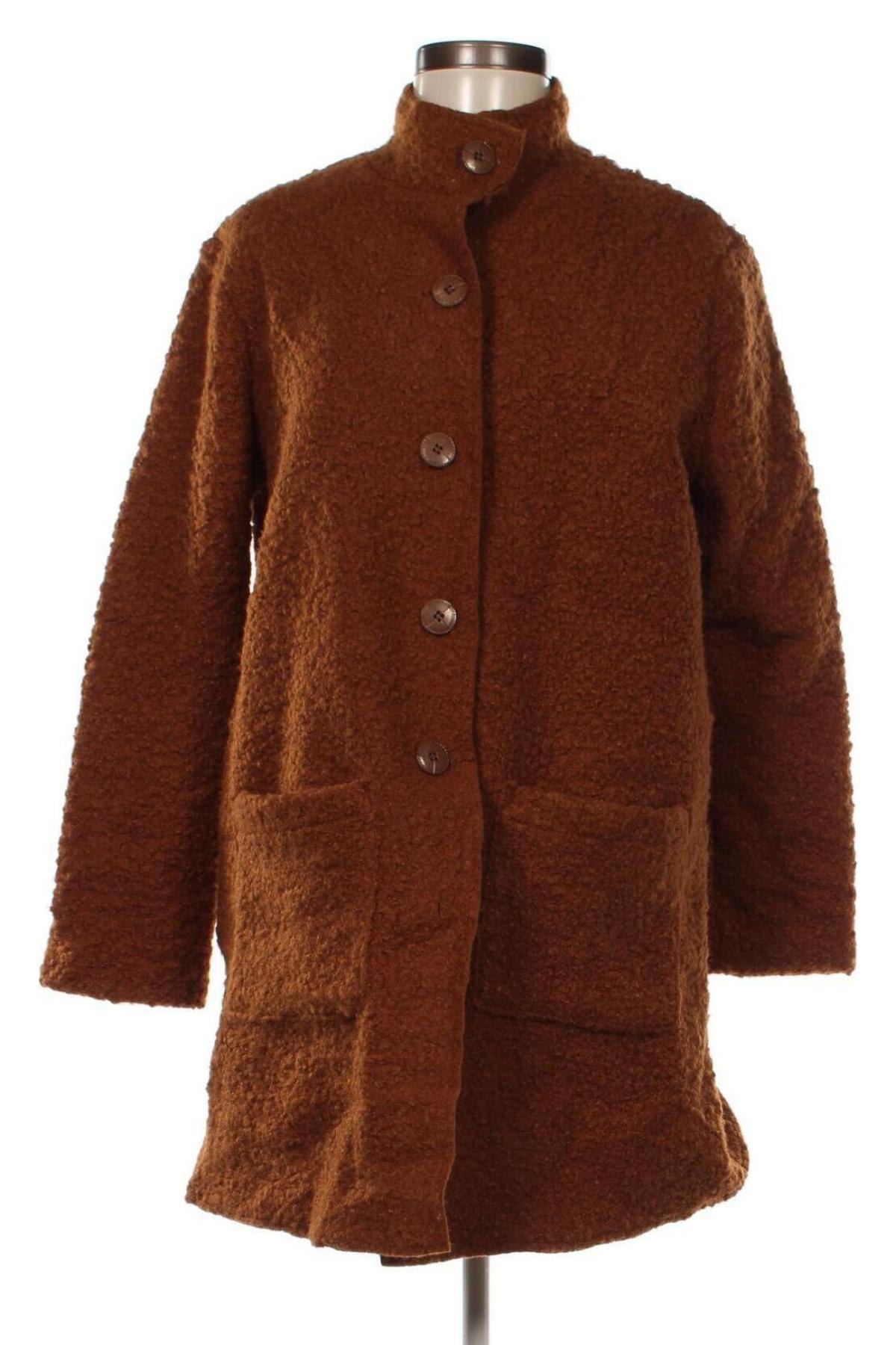 Дамско палто Laura Torelli, Размер M, Цвят Кафяв, Цена 37,45 лв.