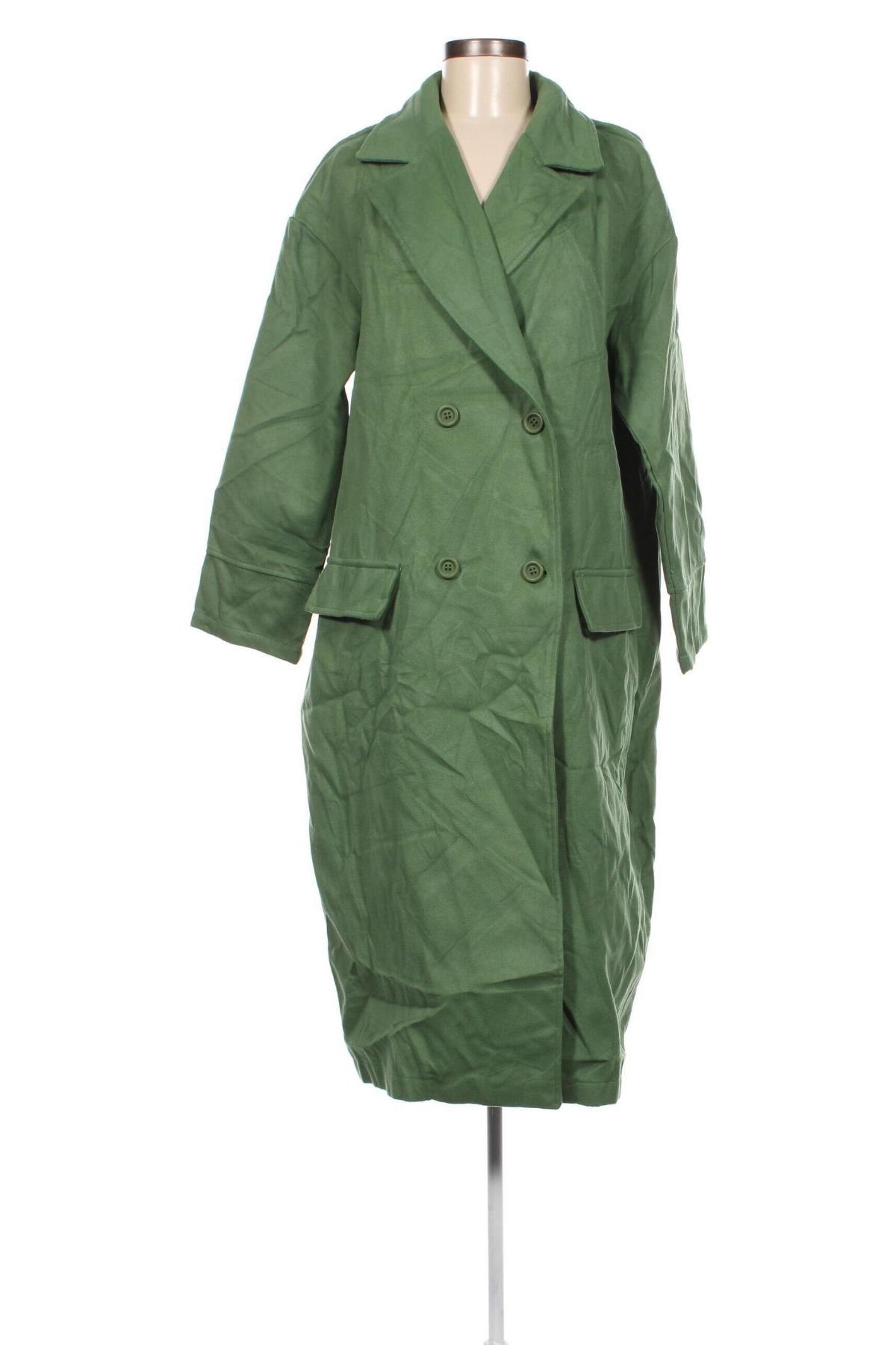 Γυναικείο παλτό MissLook, Μέγεθος M, Χρώμα Πράσινο, Τιμή 23,17 €