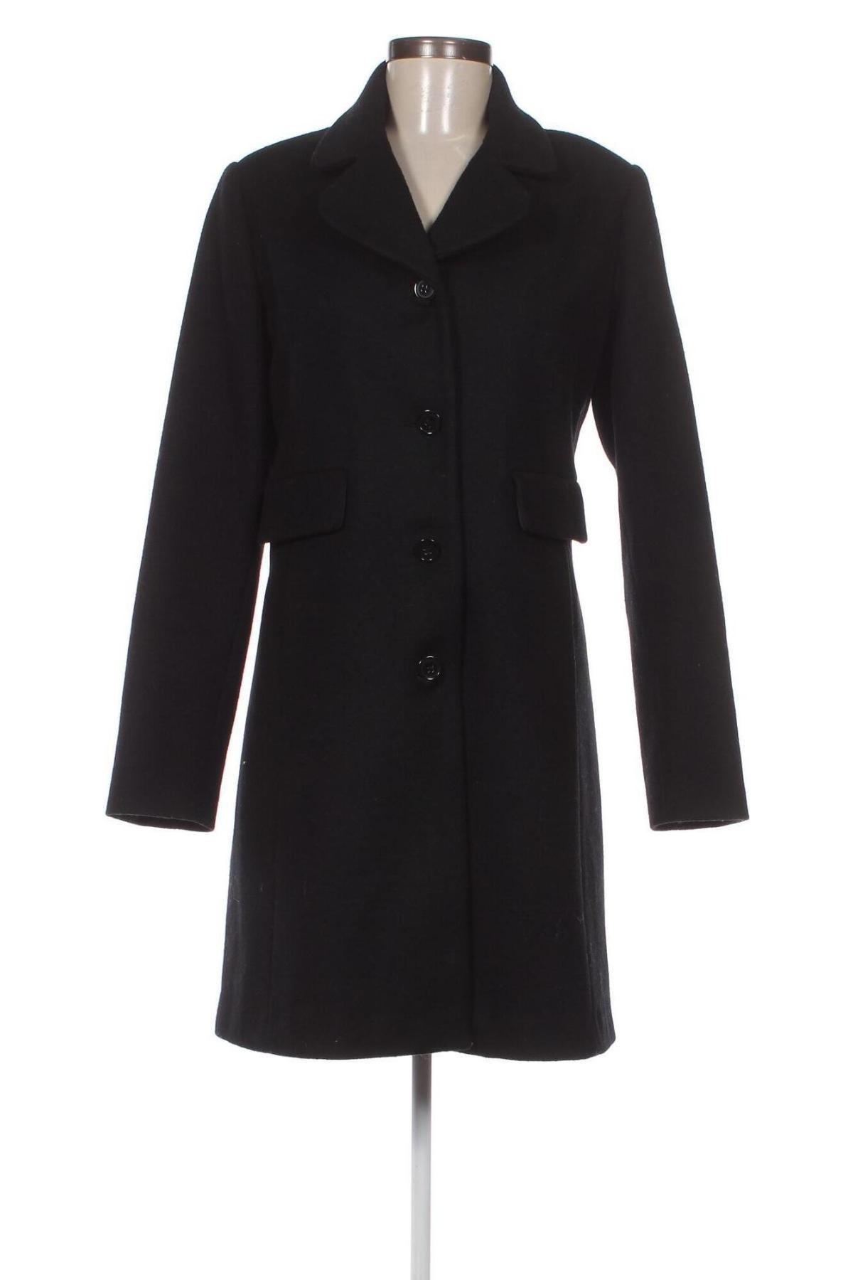 Дамско палто Moda International, Размер M, Цвят Черен, Цена 107,02 лв.