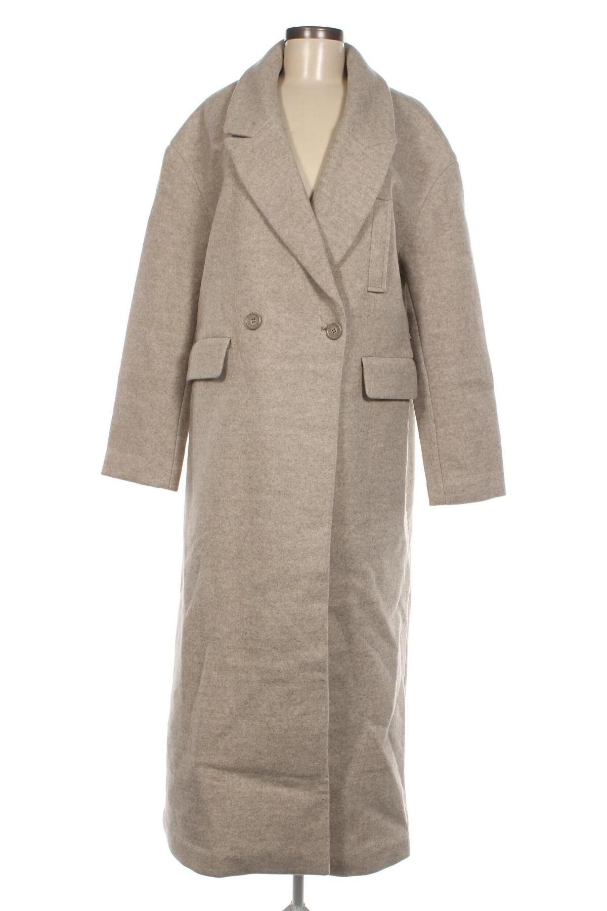 Dámský kabát  NA-KD, Velikost M, Barva Béžová, Cena  3 609,00 Kč